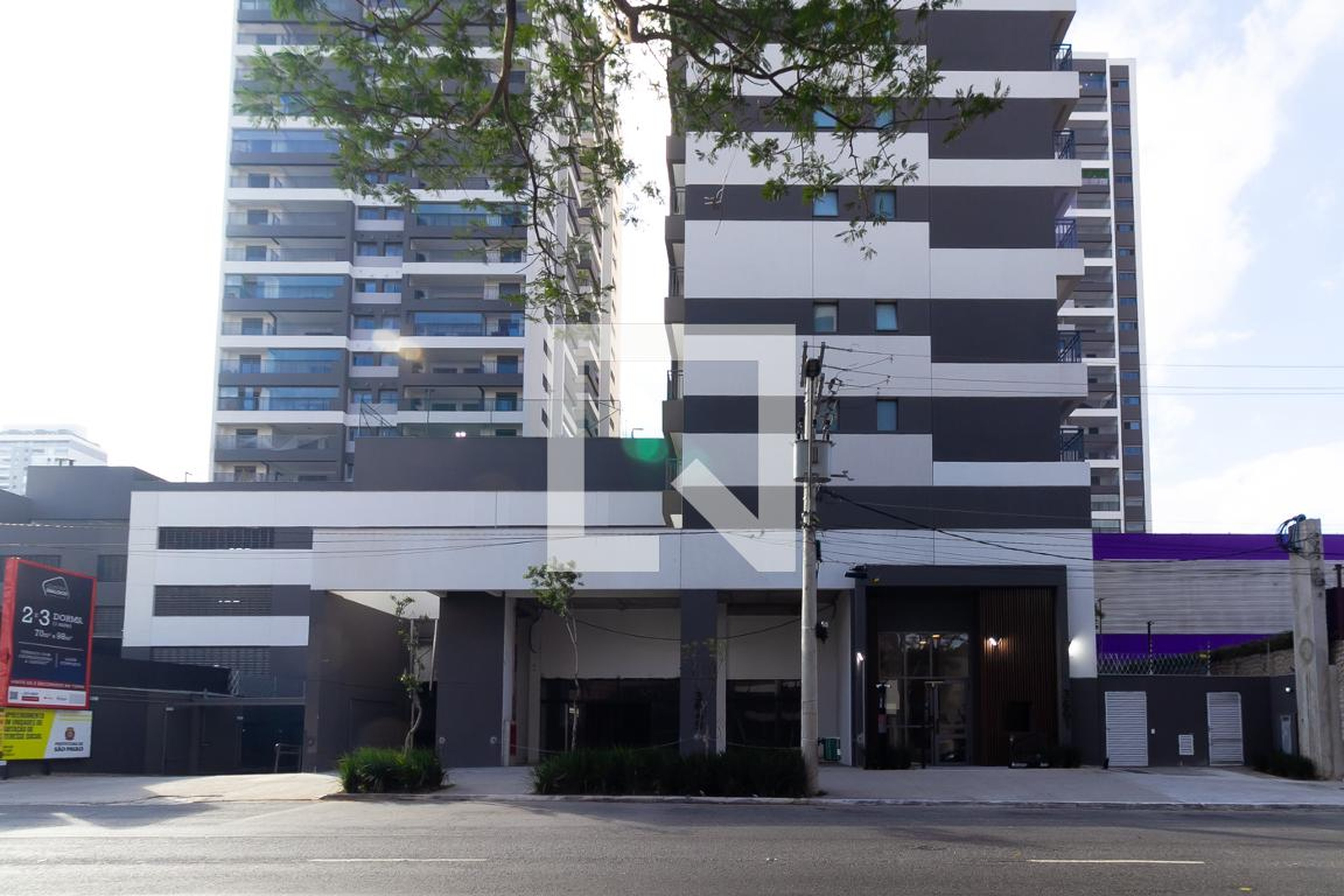 Fachada Condomínio Quadra Diálogo Home Club