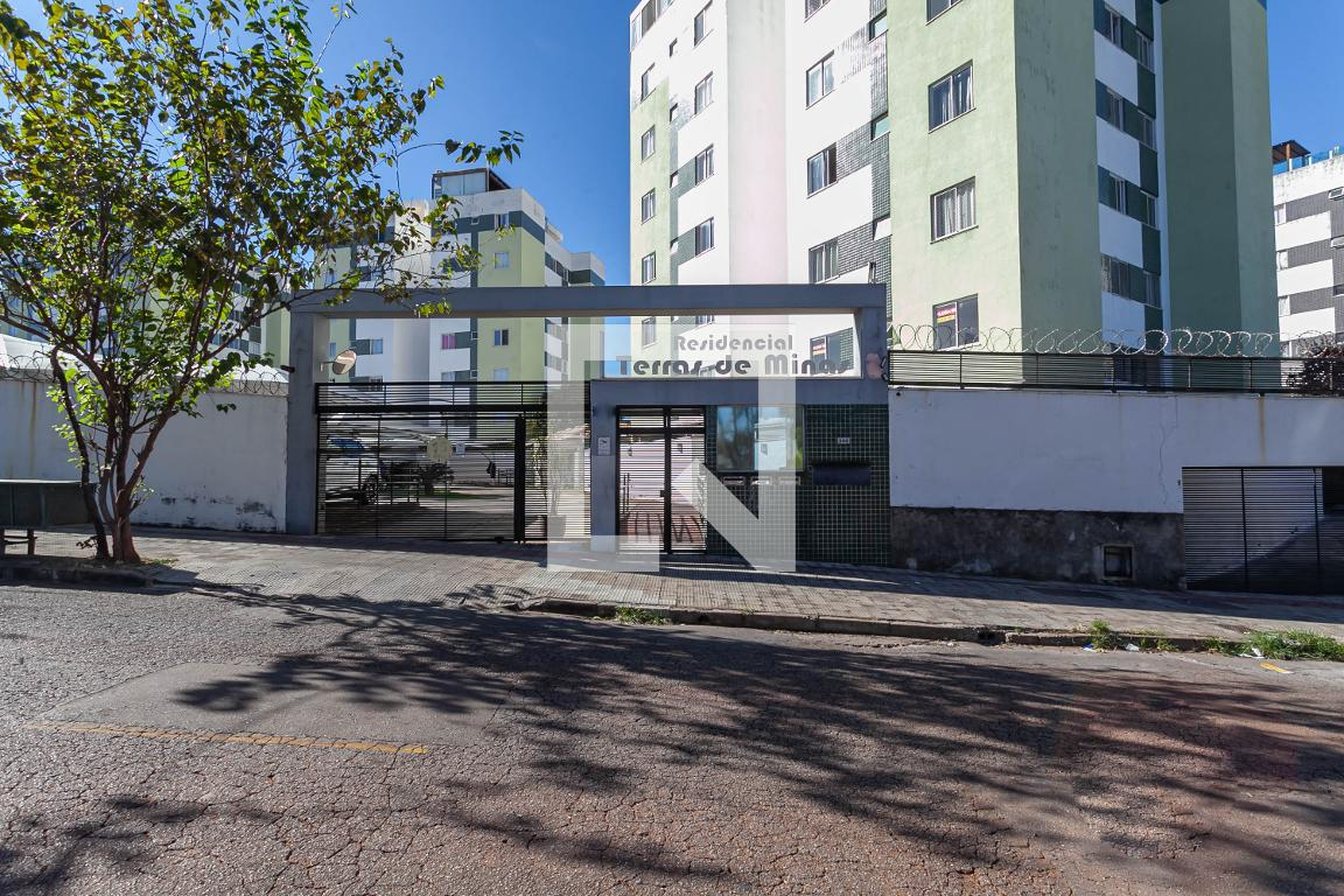 Fachada do condomínio Residencial Terras de Minas