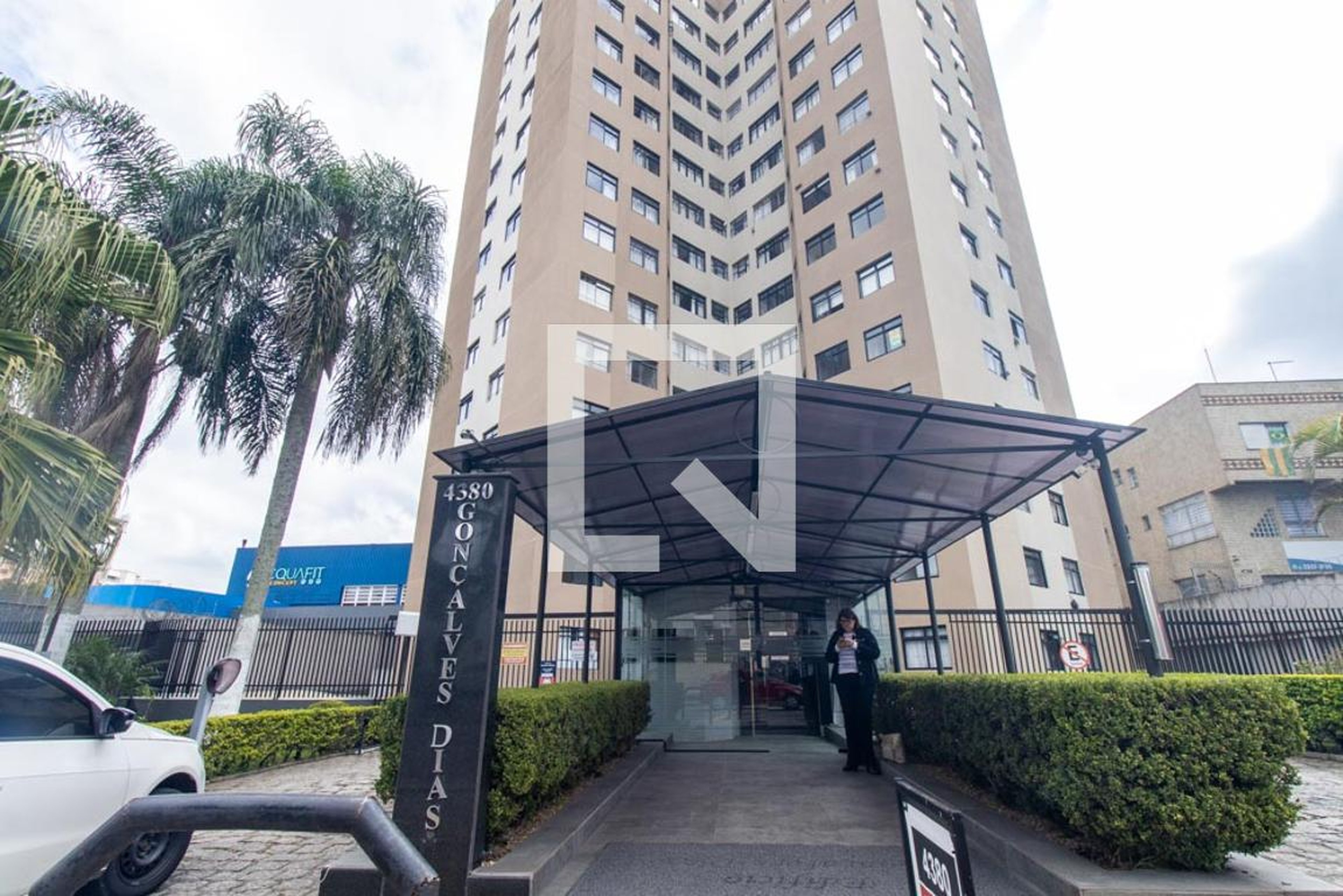 Fachada do Condominio Condomínio Gonçalves Dias