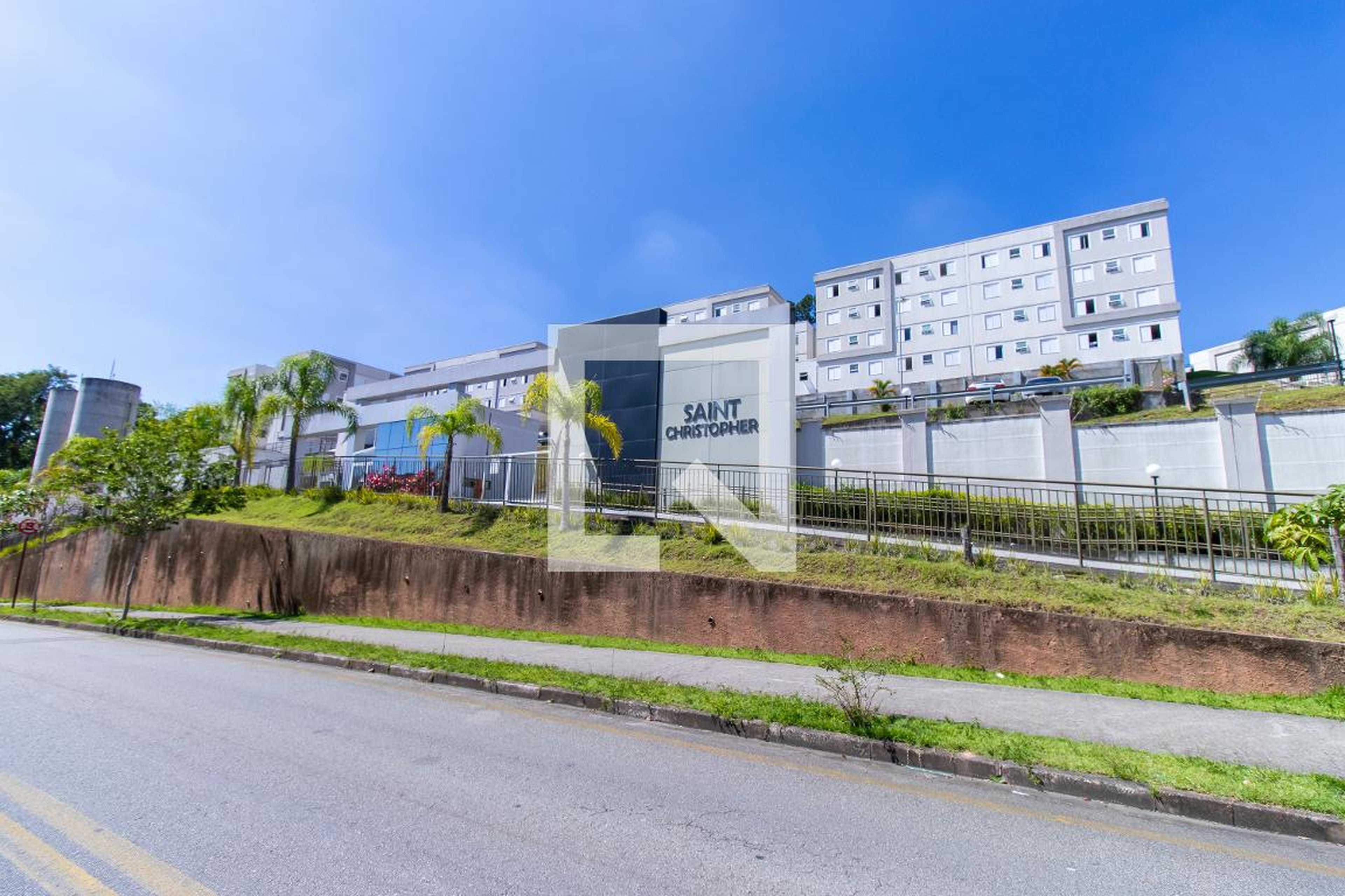 Fachada do condomínio Residencial Parque Saint Christopher
