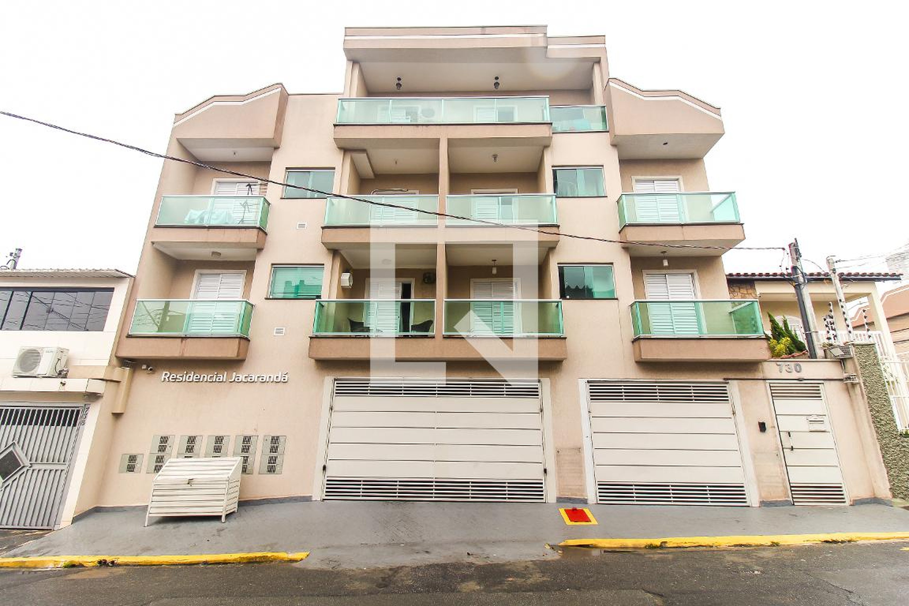 Fachada do Condomínio Residencial Jacarandá