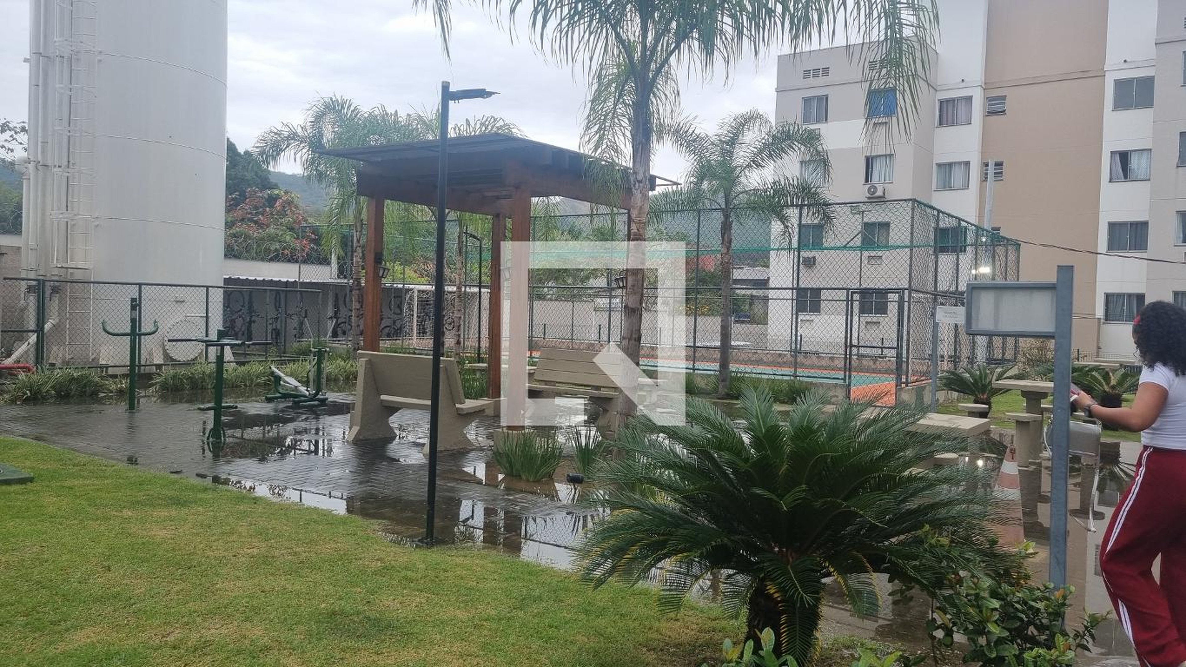 Área externa Condomínio em Rua Maria Eulália da Costa, 101