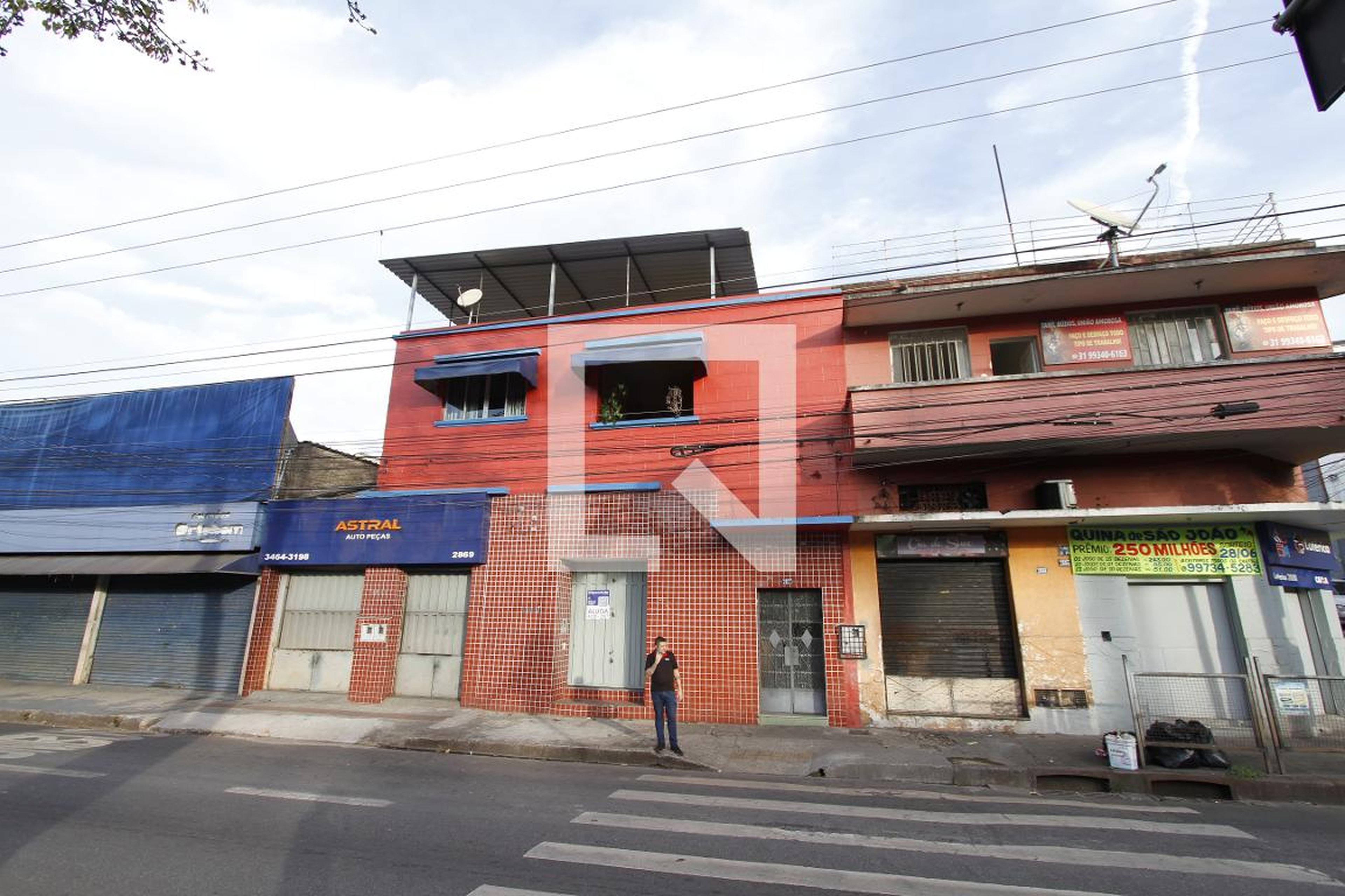 Fachada Condomínio em Avenida Dom Pedro II, 2869