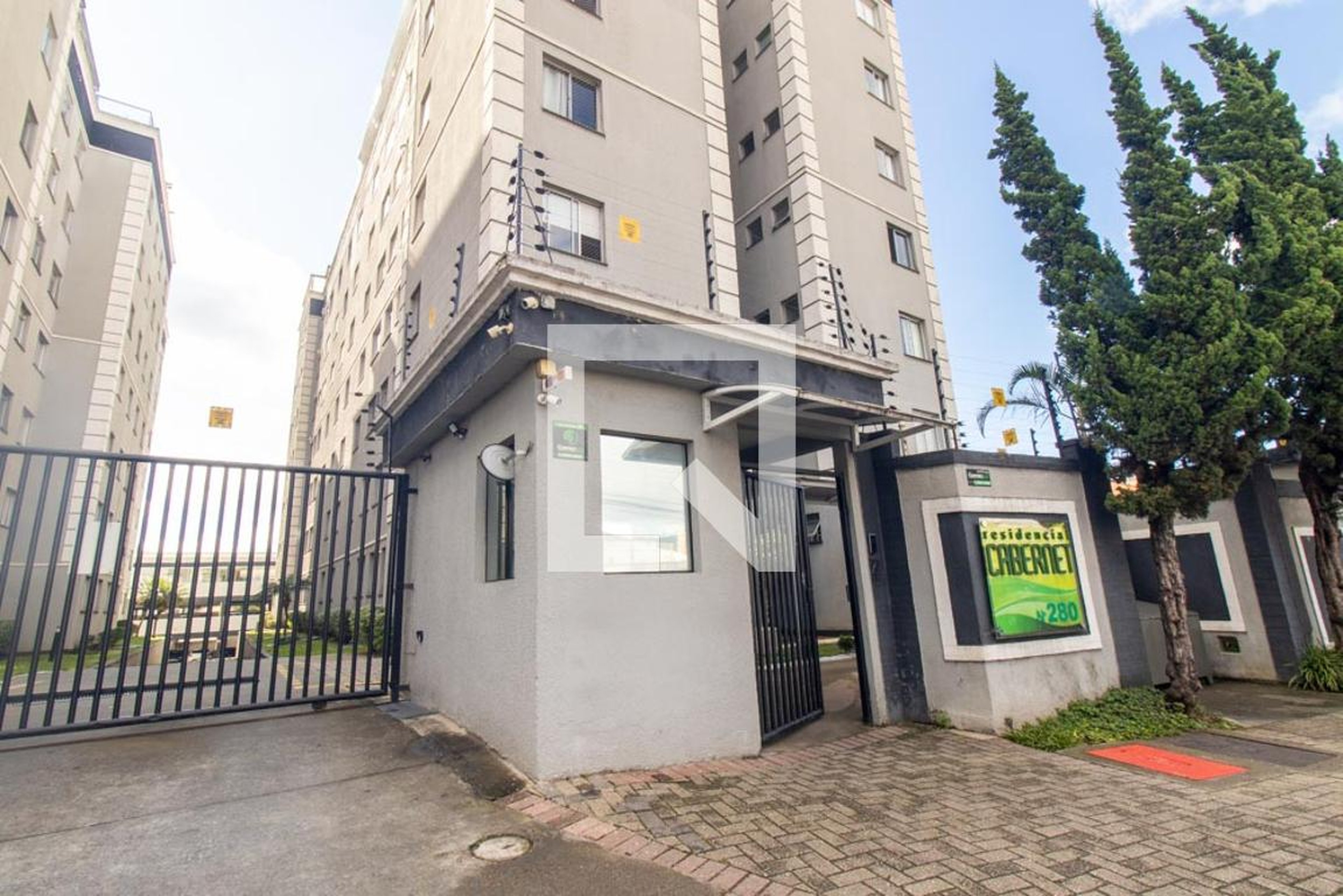 Fachada do Condominio Residencial Cabernet