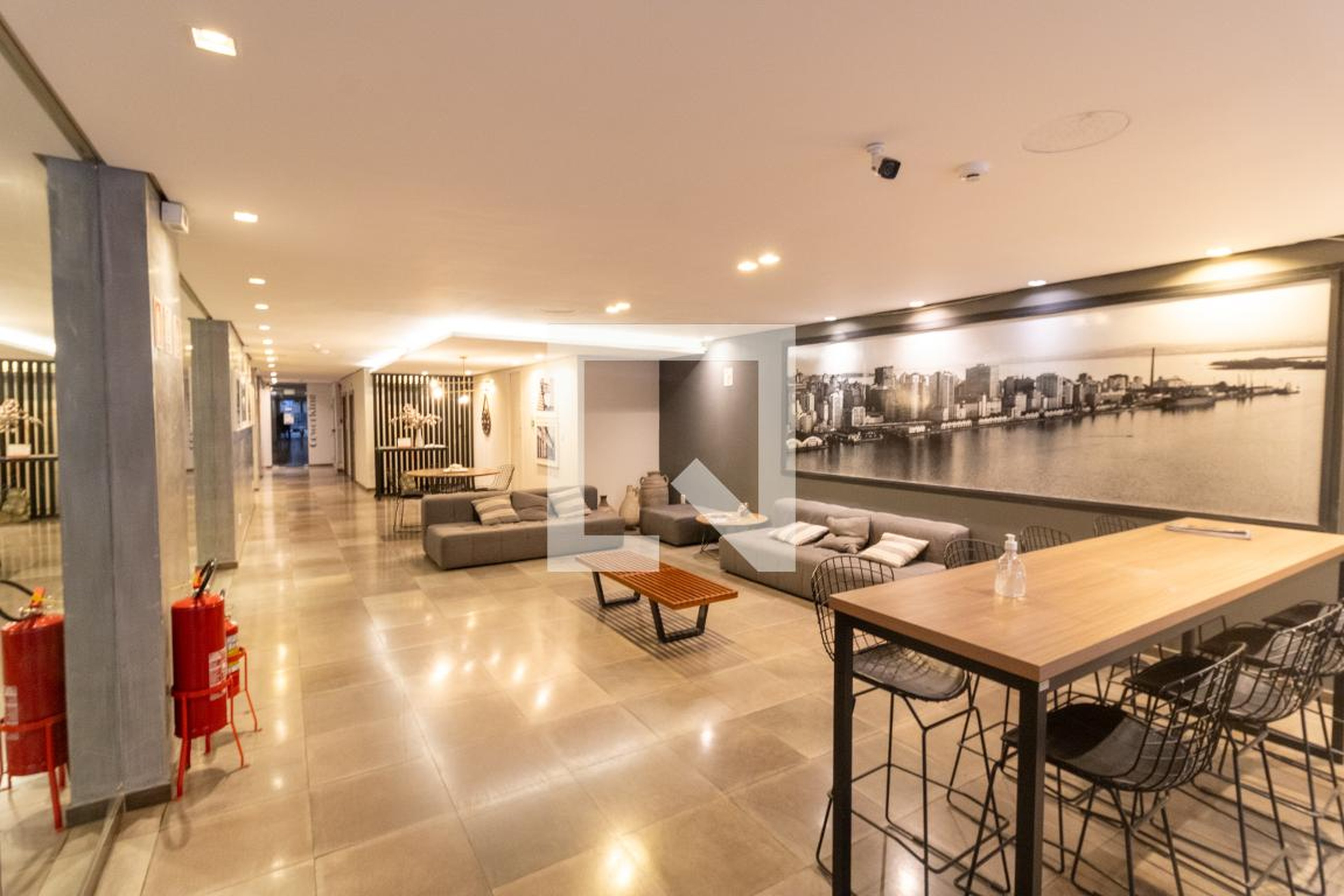 Hall de entrada - Edifício Studio Lido