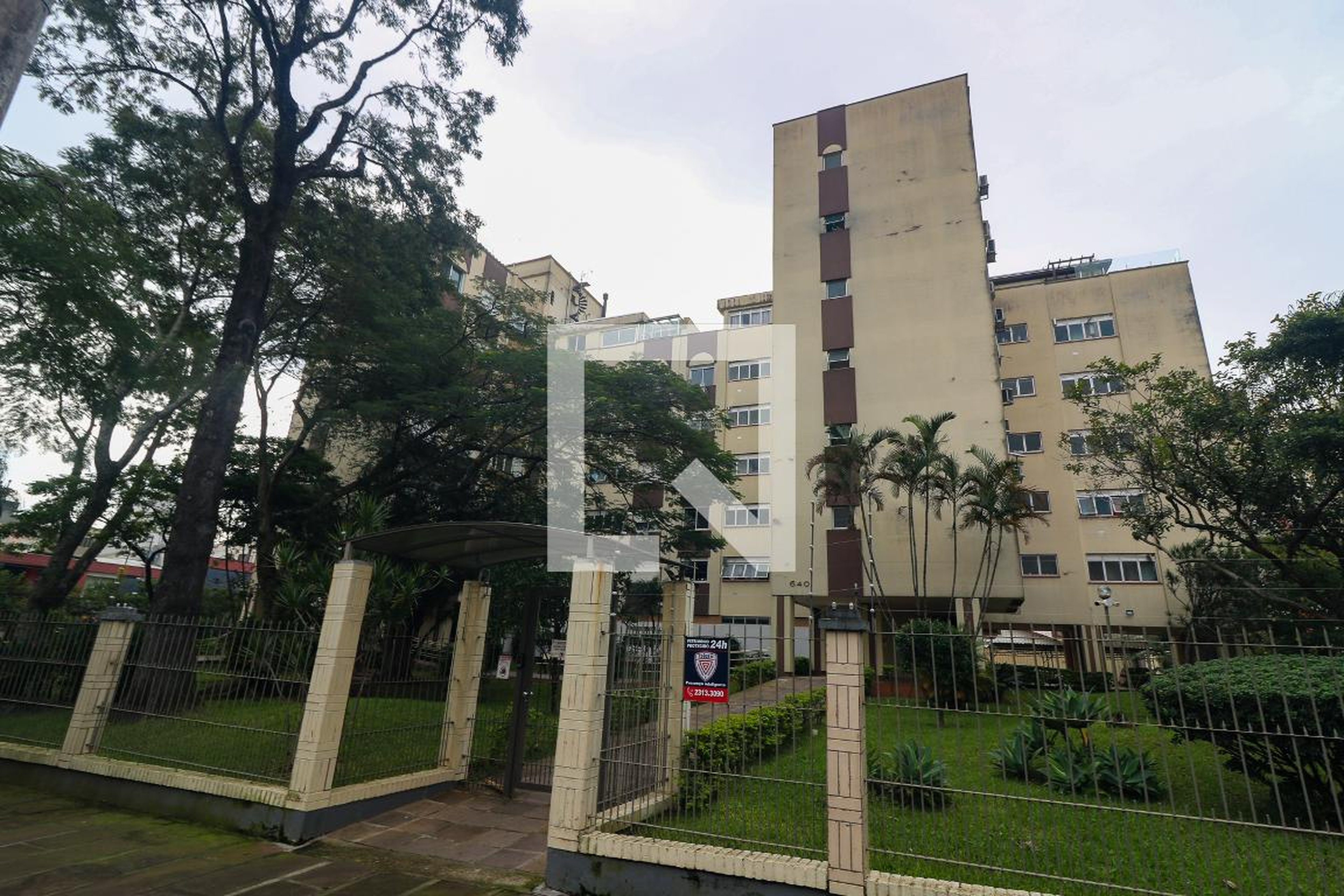 Fachada do condomínio Residencial Barbedo