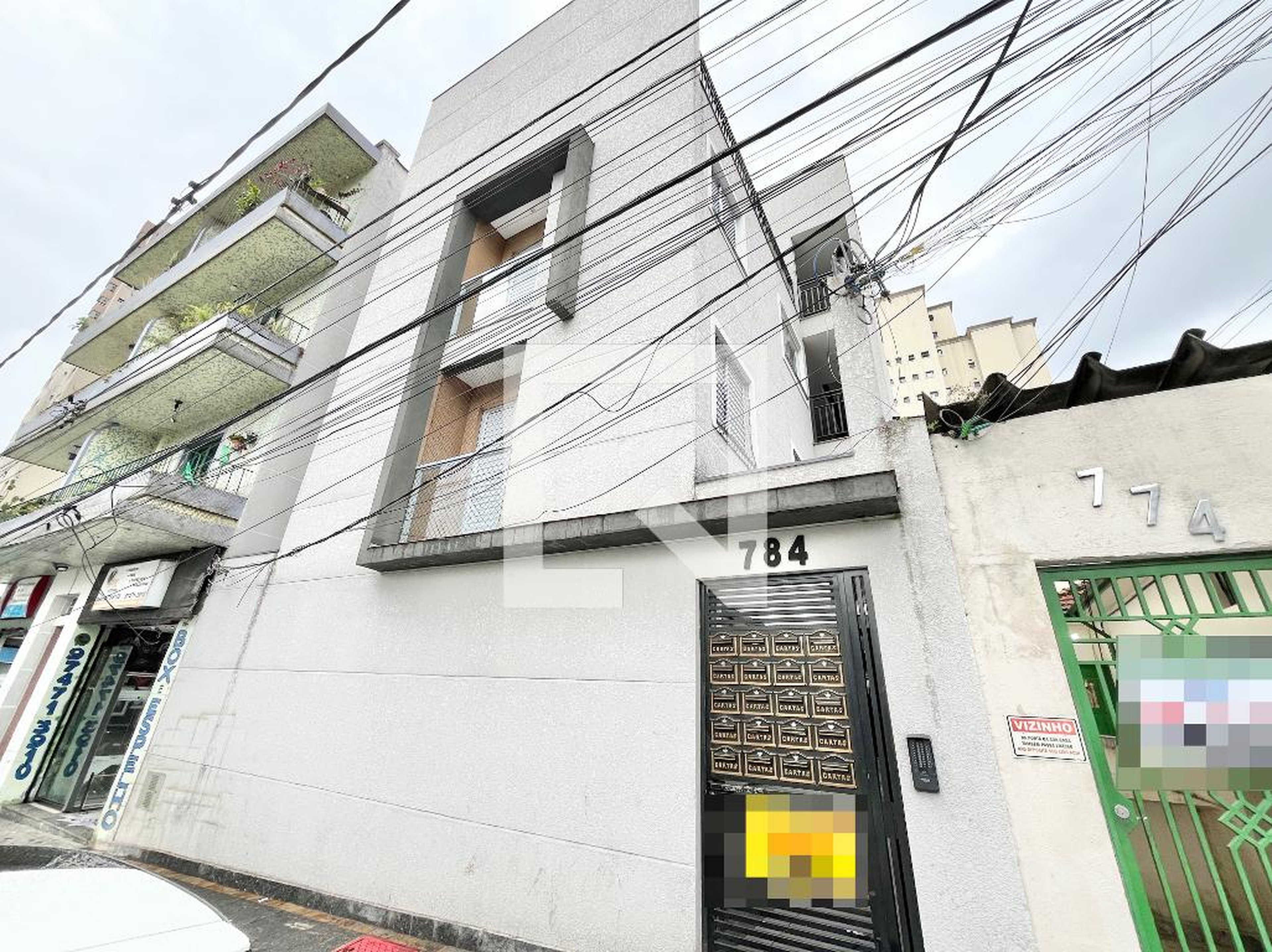 Fachada Condomínio em Rua Conselheiro Moreira de Barros, 784