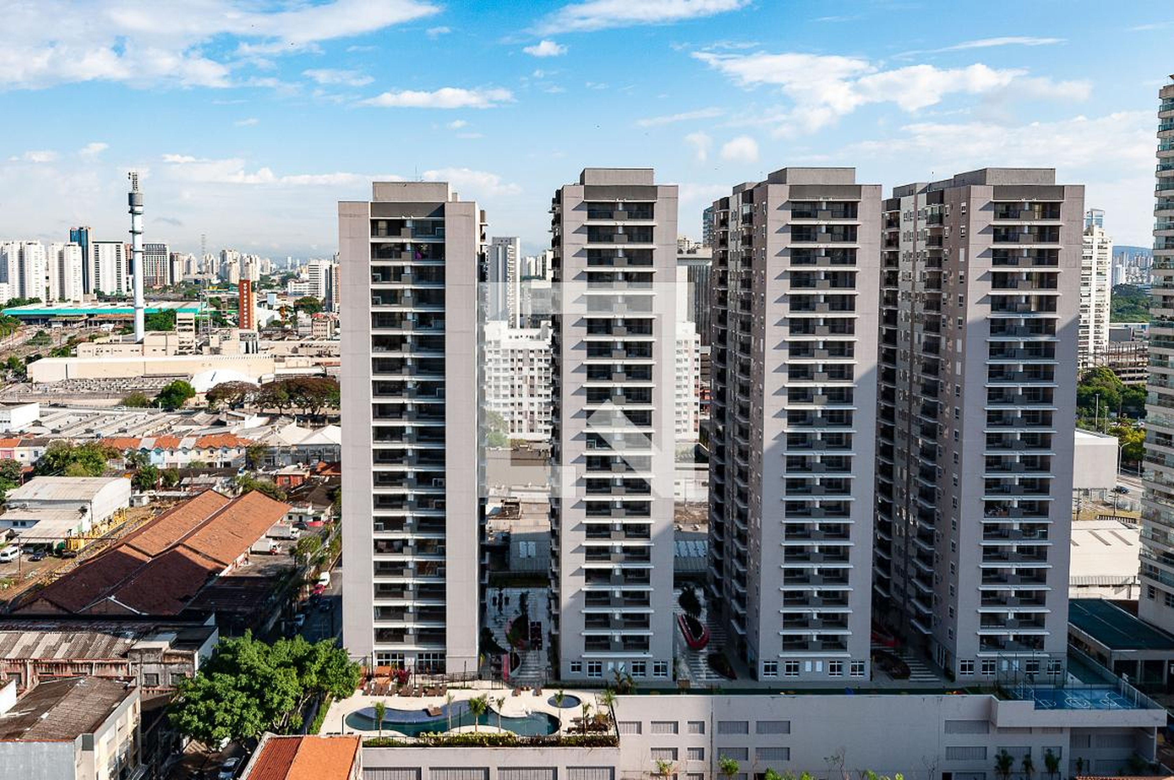 Fachada Condomínio Side Barra Funda