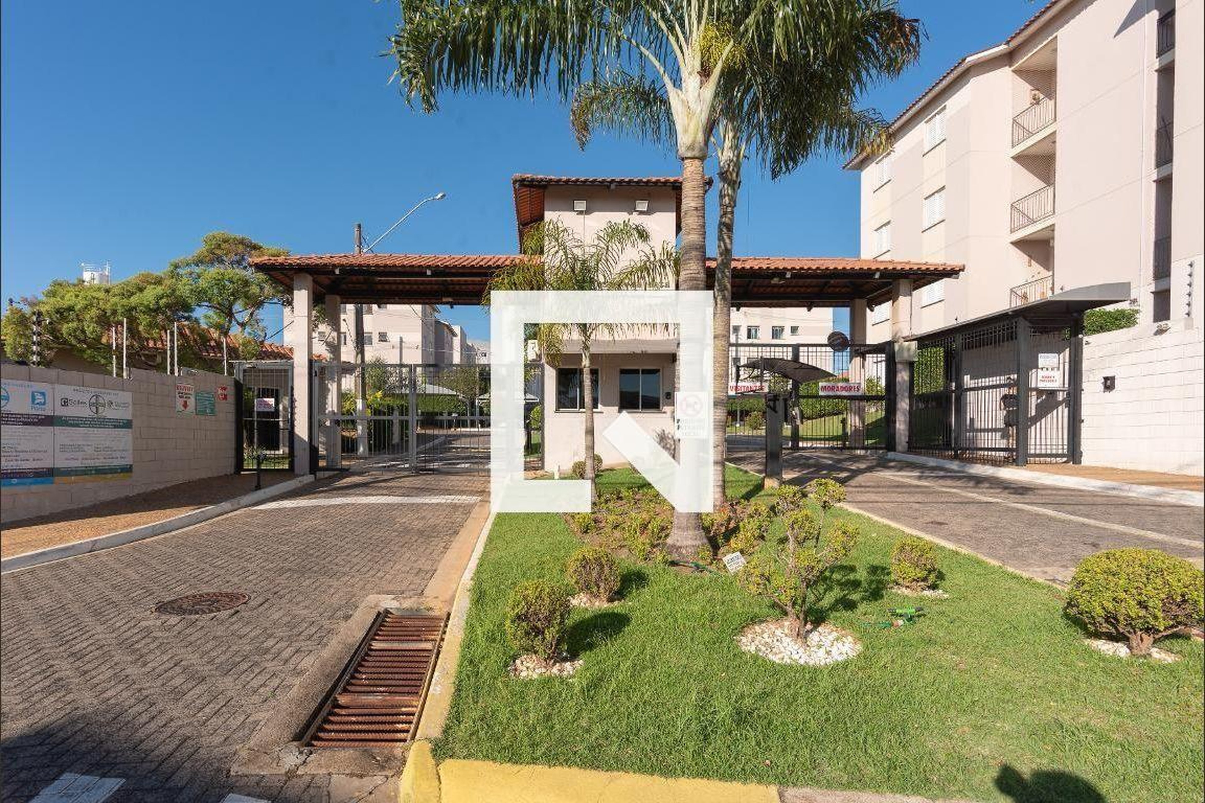 Fachada do Condomínio Condomínio Reserva da Mata