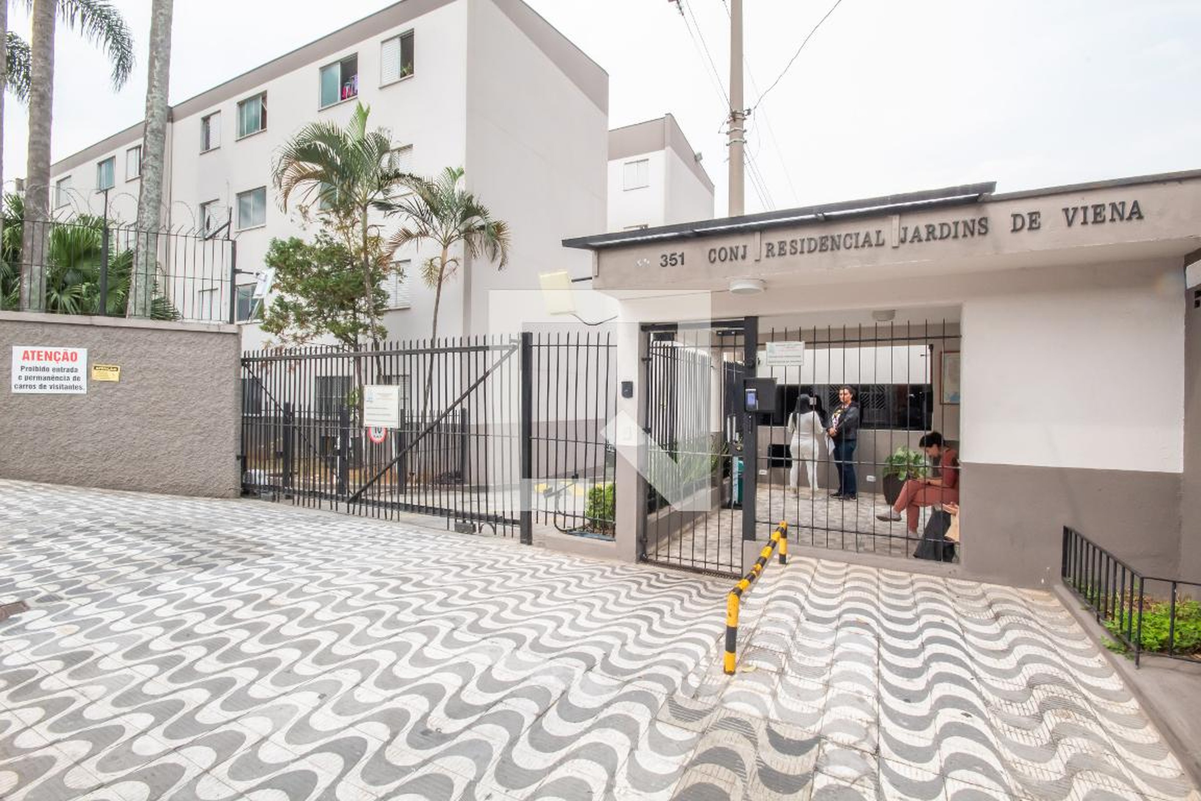 Fachada Condomínio Conjunto Residencial Jardins de Viena