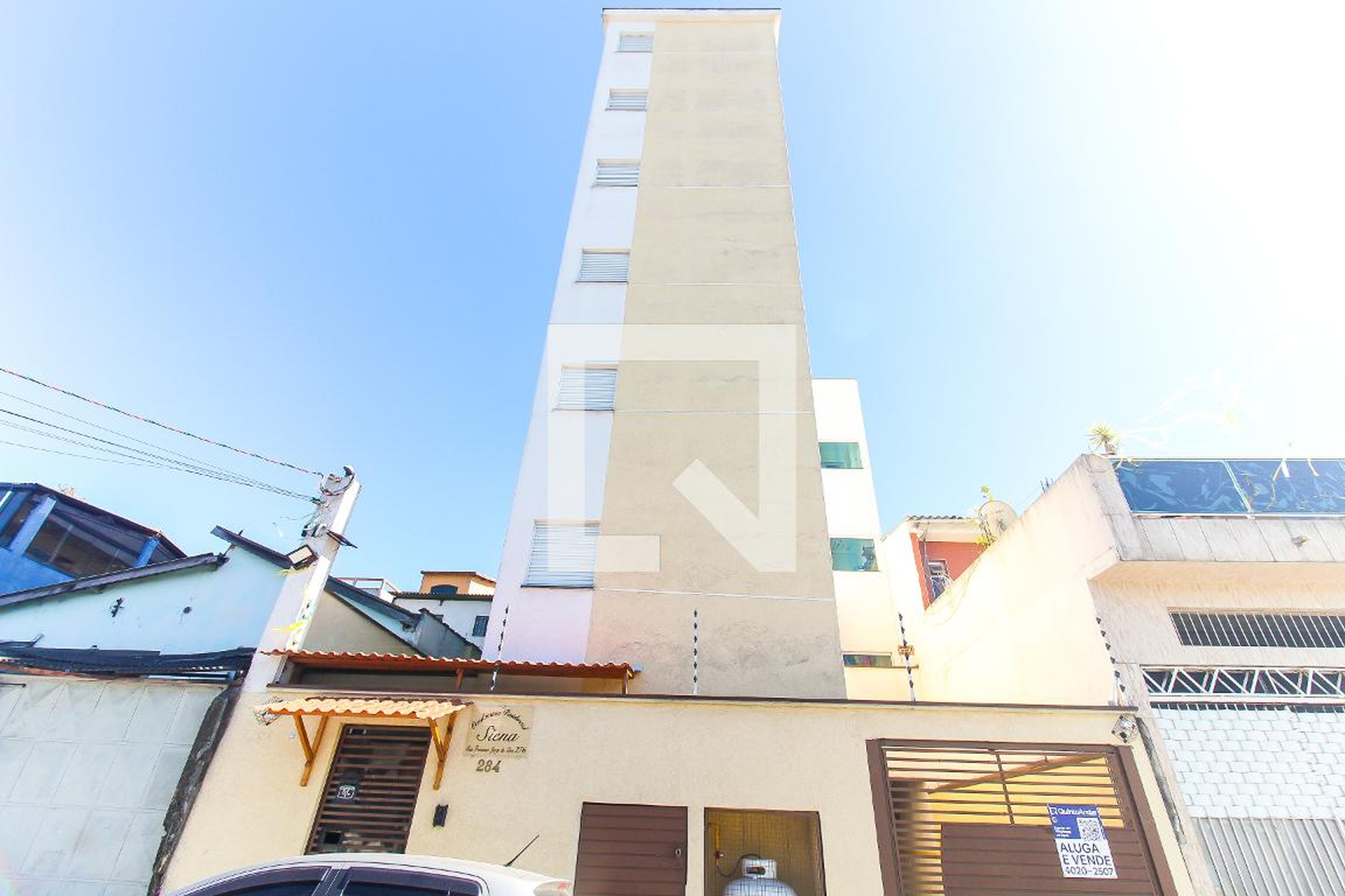Fachada Condomínio em Rua Francisco Jorge da Silva, 284