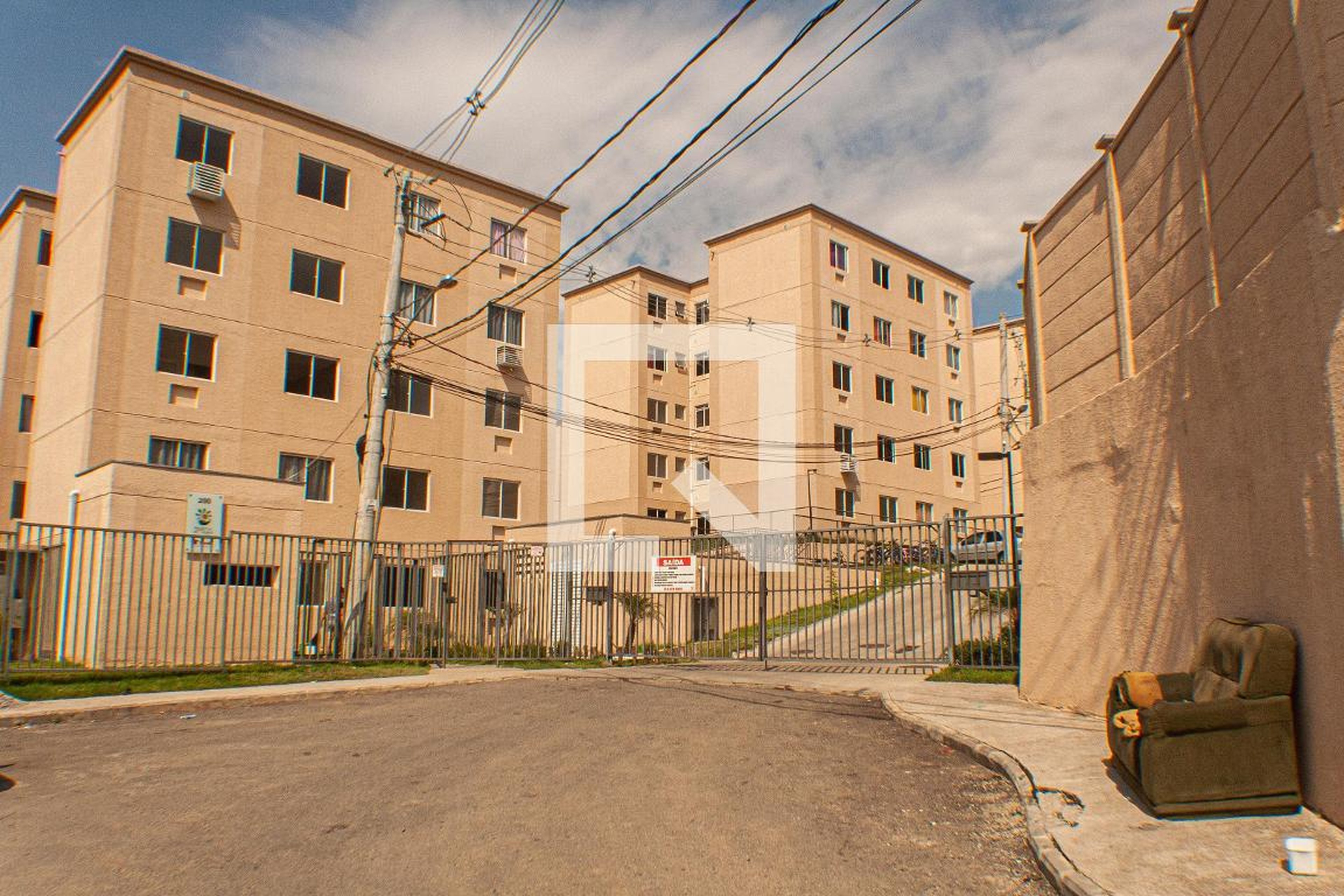 Fachada do Condomínio Residencial Reserva do Tinguá
