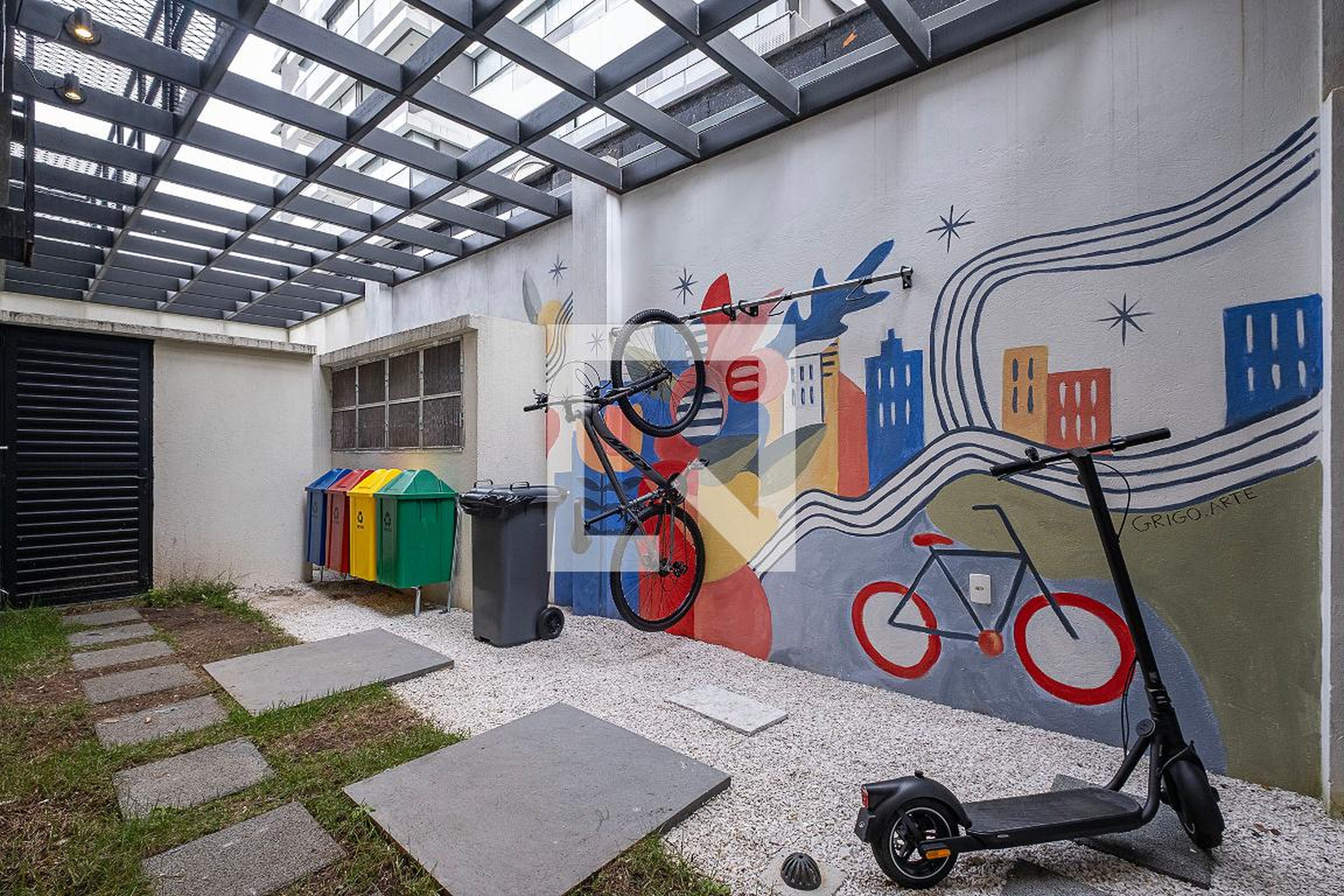 Bicicletário - Blend Coliving Oscar Freire