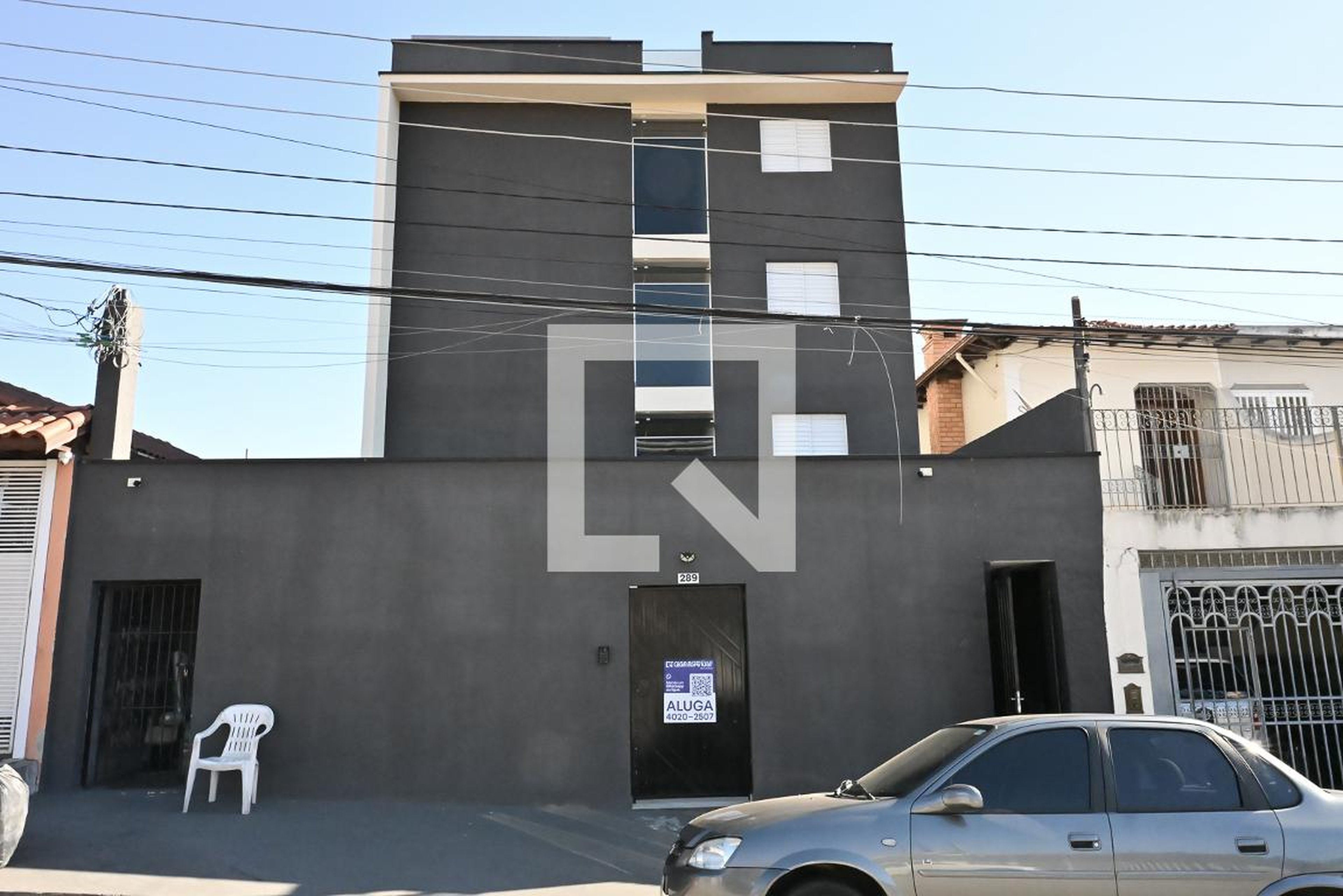 Fachada Condomínio em Rua Coronel Otaviano da Silveira, 289