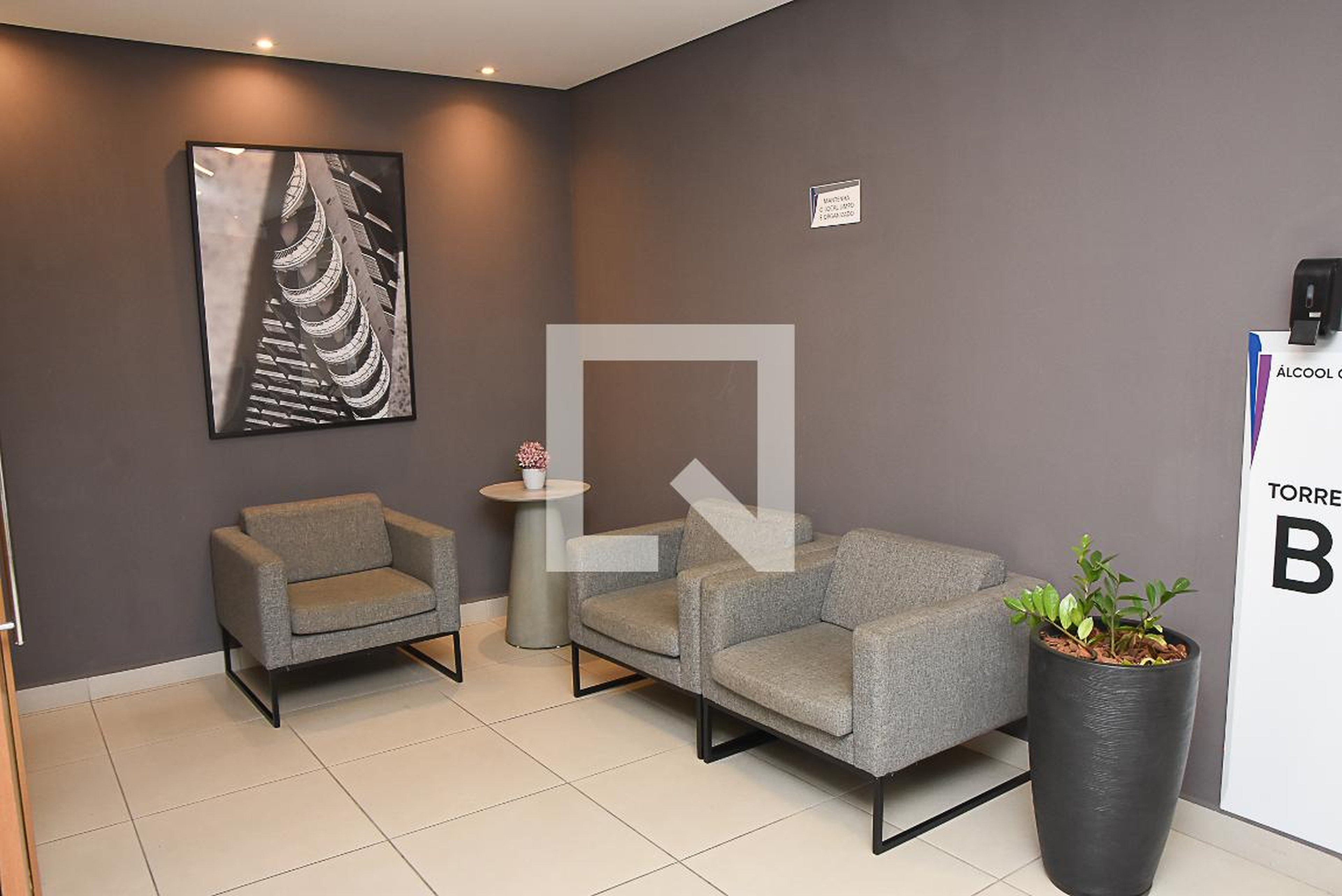 Hall de entrada - Residencial Torres de Ozanam