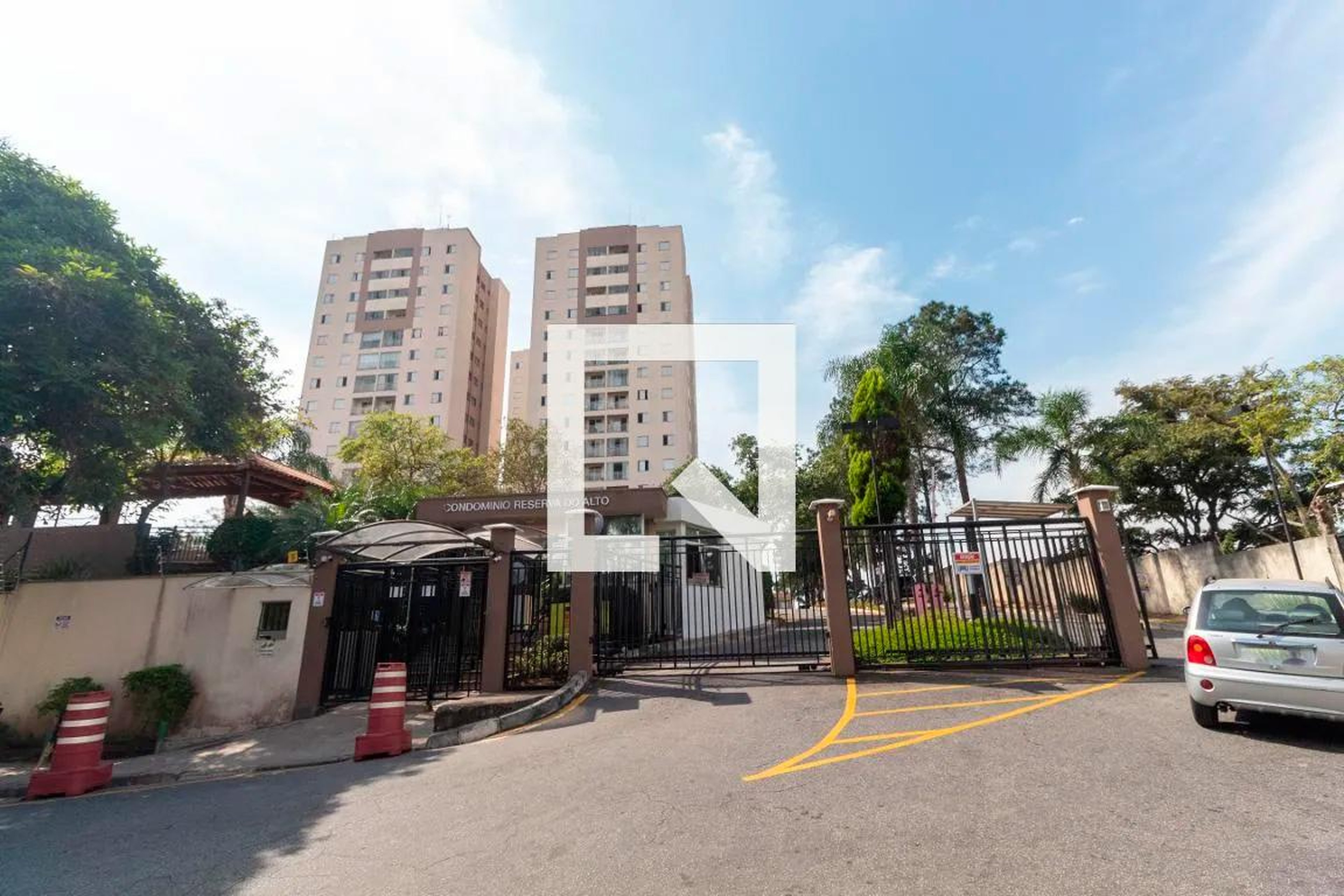 fachada do condominio Condomínio Reserva do Alto