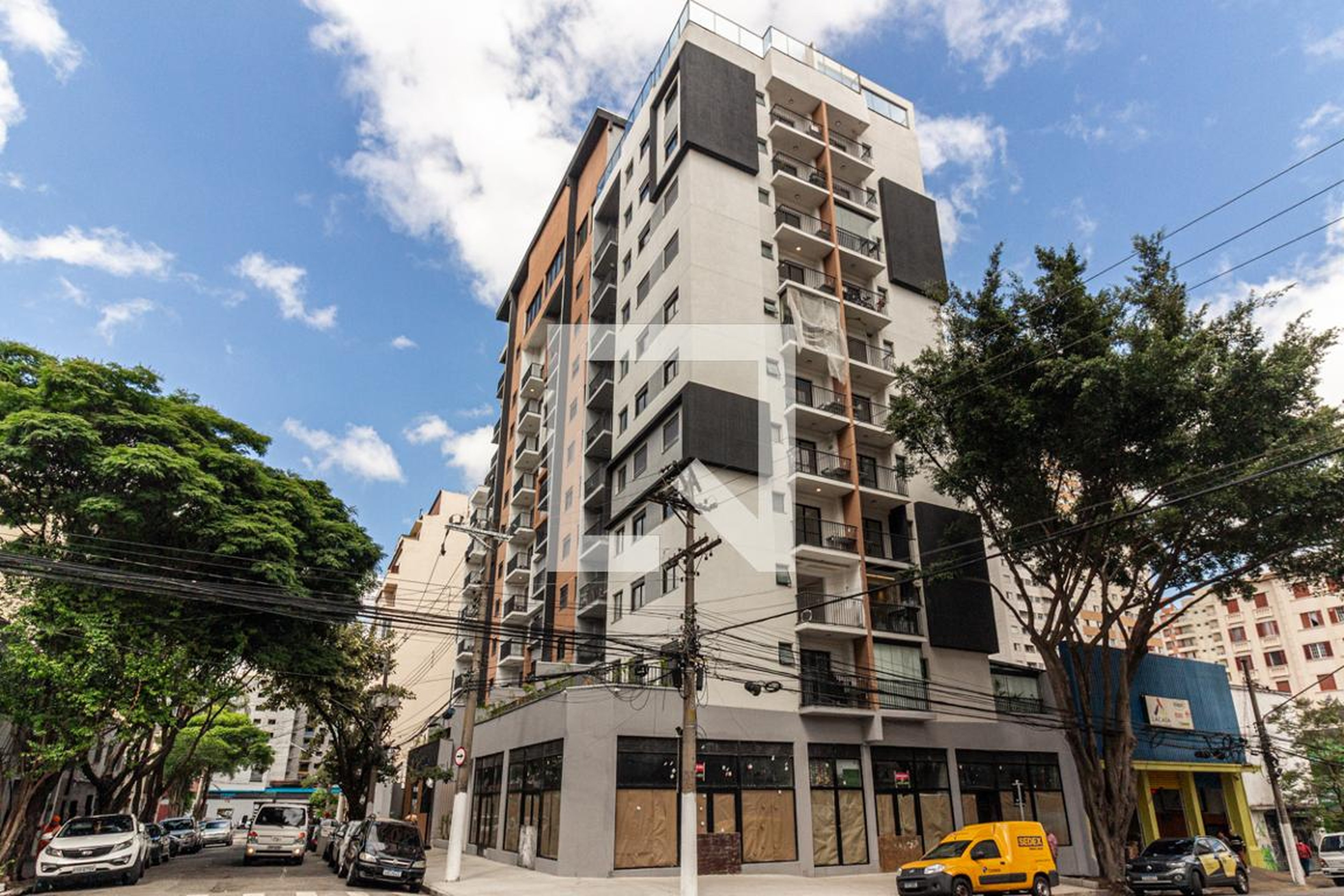 Fachada Edifício Habitat Santa Cecília