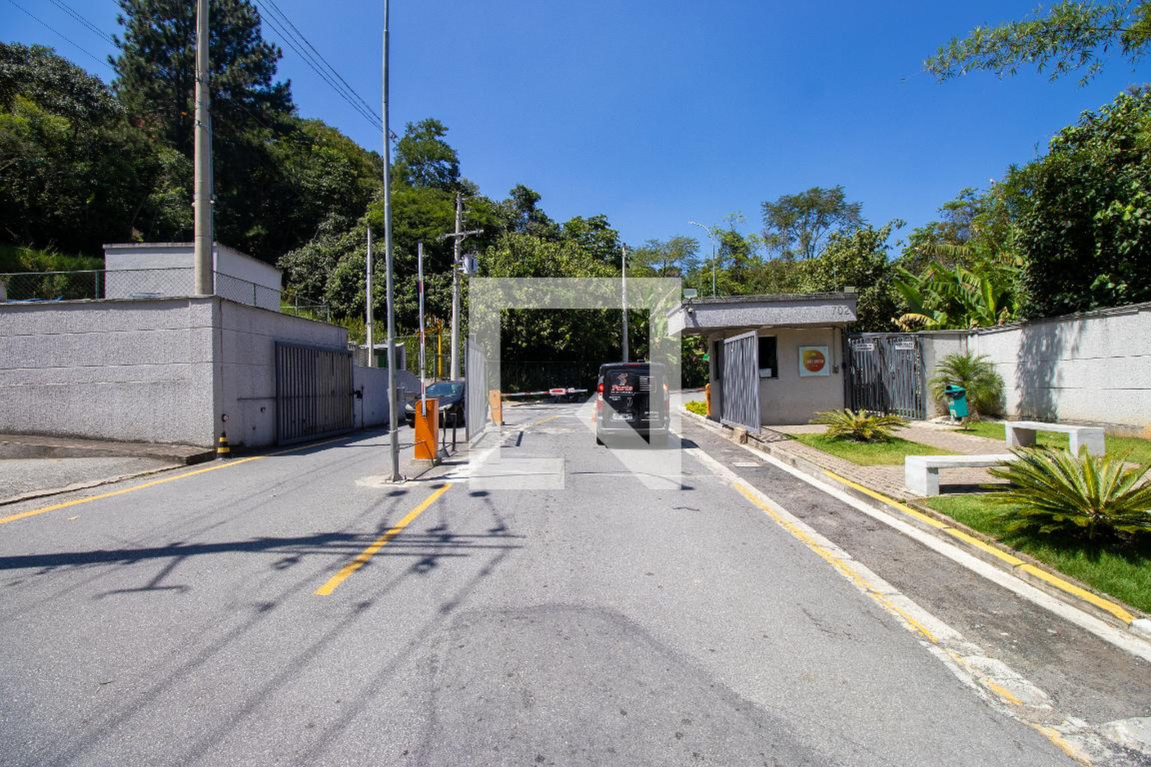 Fachada do condomínio Condomínio Conquista Cotia