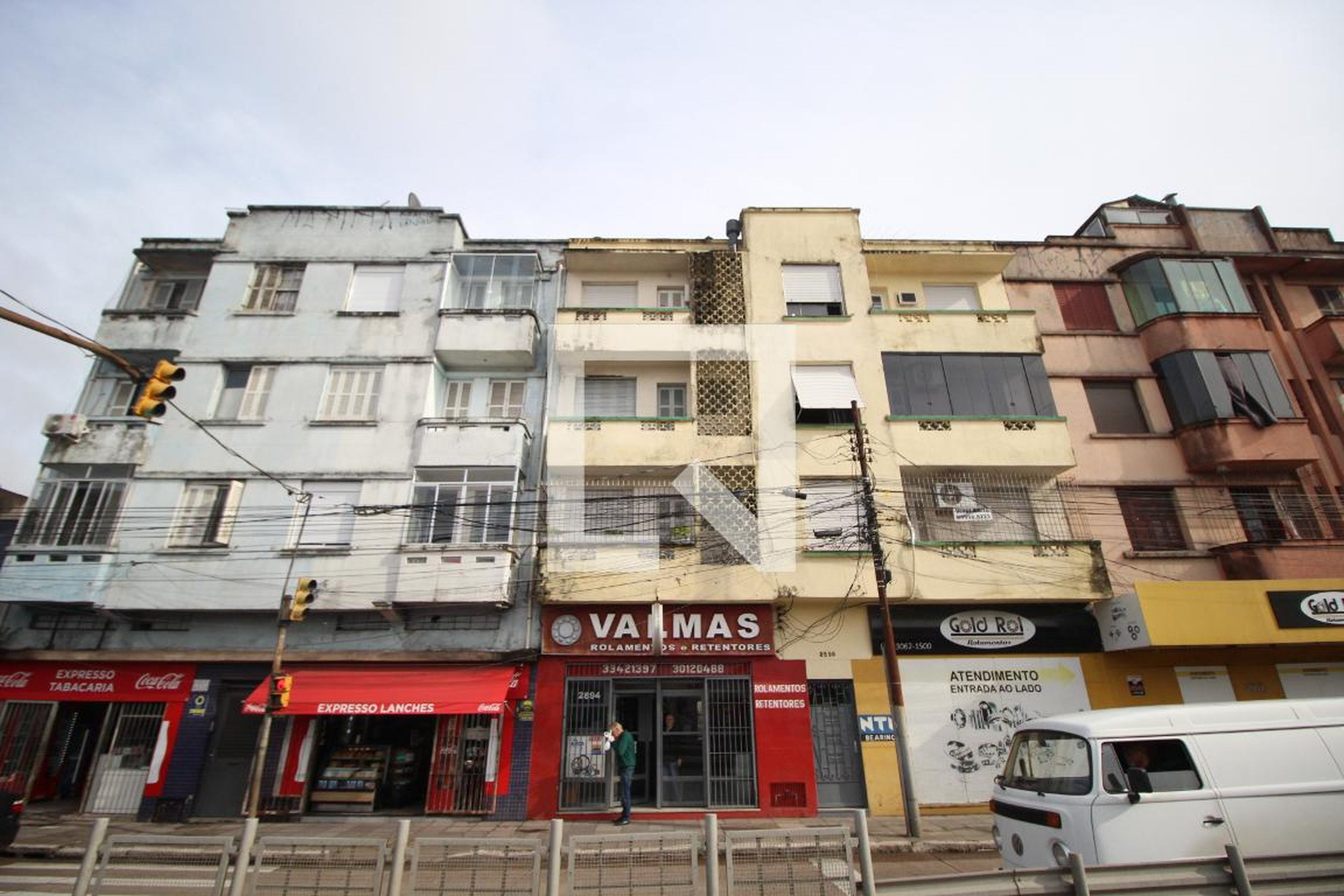 Fachada Condomínio em Avenida Farrapos, 2896