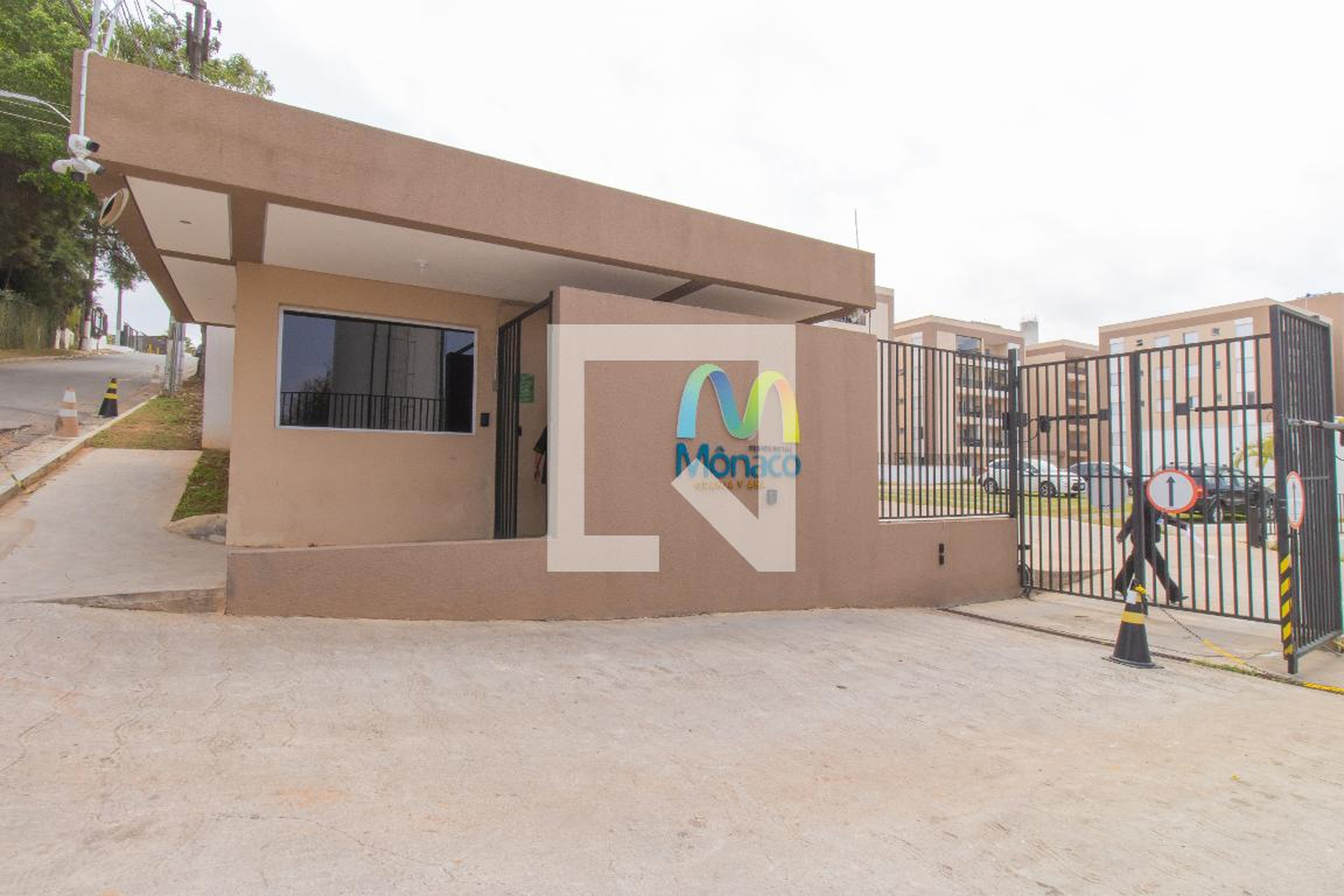 Fachada do condomínio Residencial Mônaco