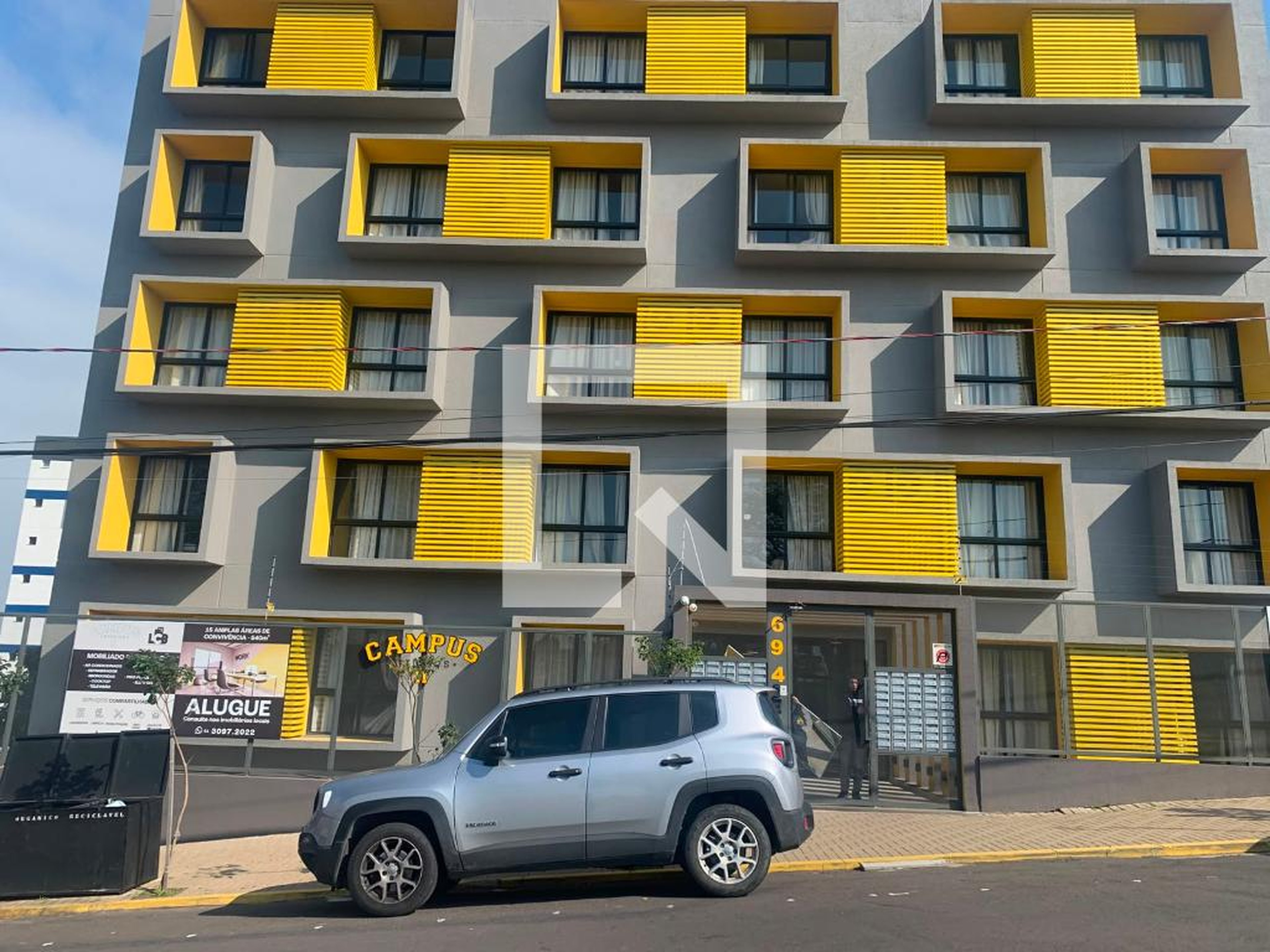 Fachada Condomínio Campus Studio II  Studios Mobiliados Próximos A Feevale Em Novo Hamburgo