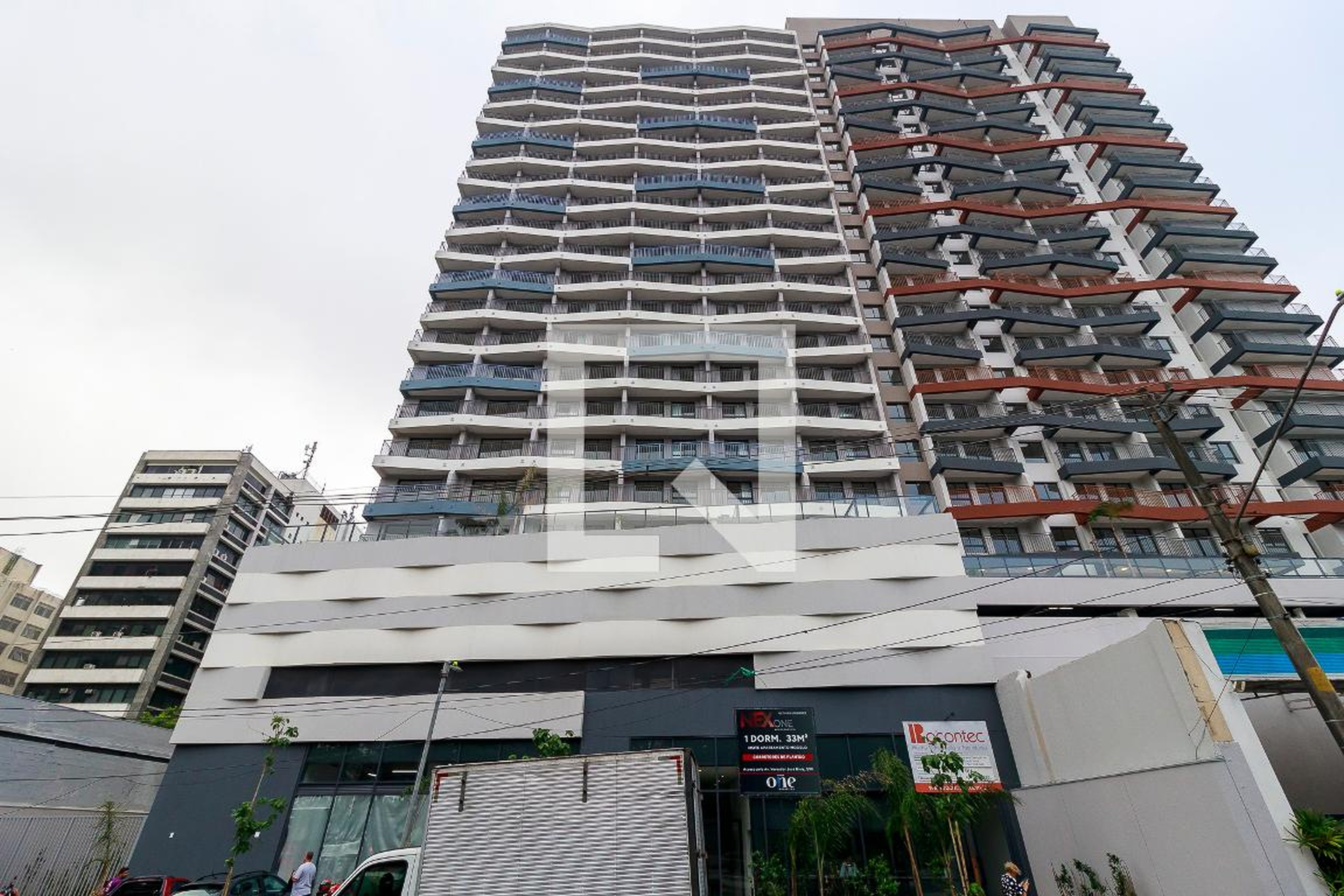 Fachada Condomínio Nex One Alto da Boa Vista