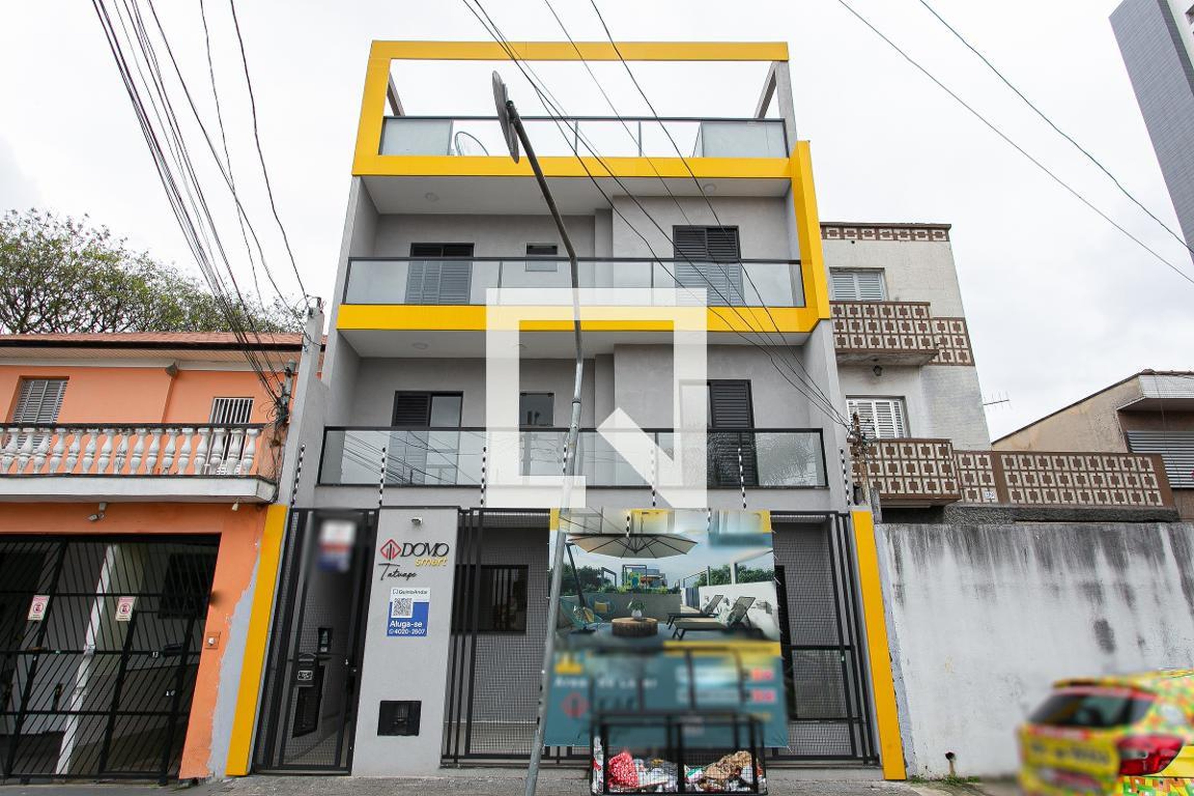 Fachada Condomínio Domo Smart Tatuapé