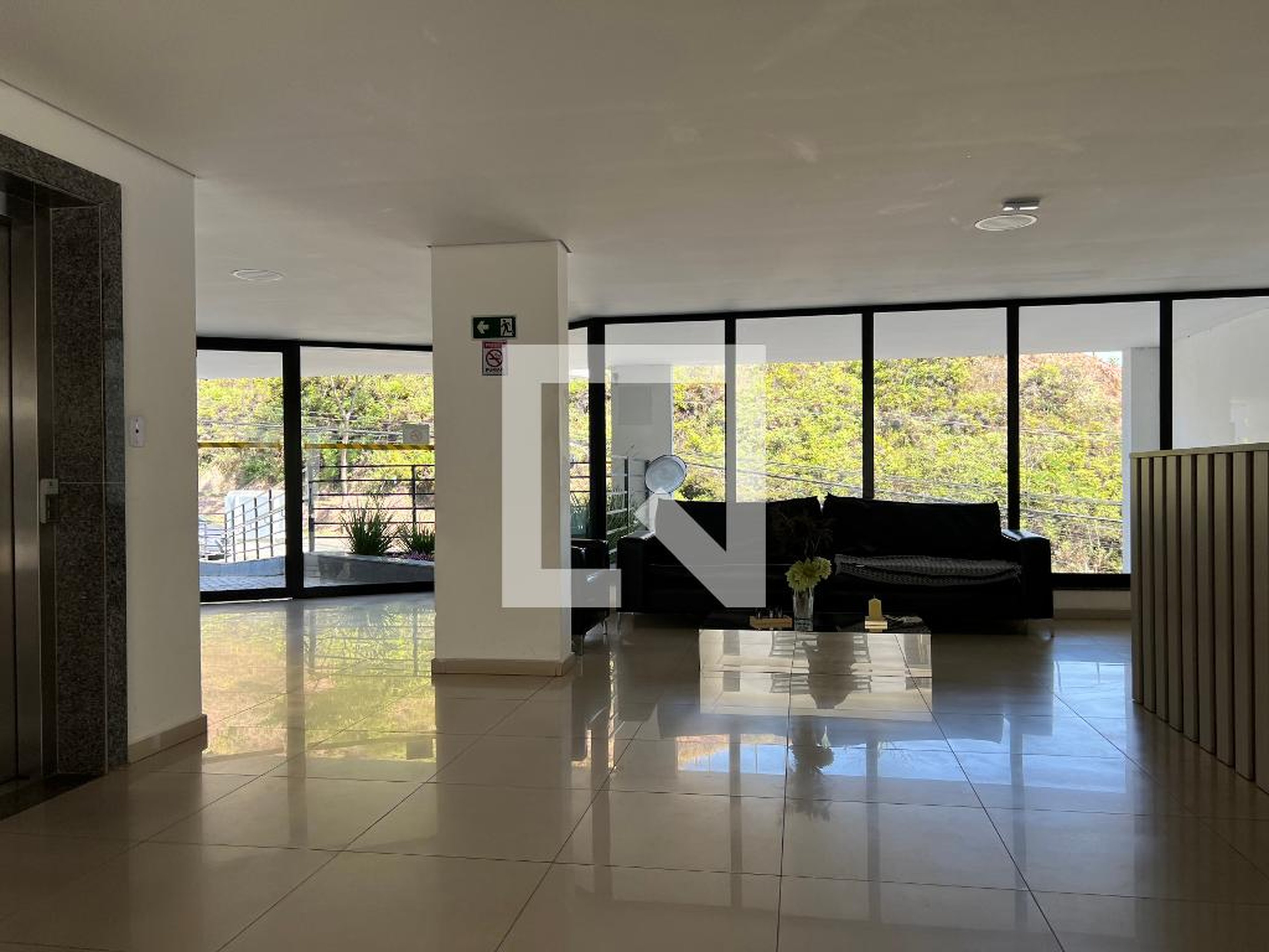 Hall de entrada Condomínio em Avenida Barão do Rio Branco, 229