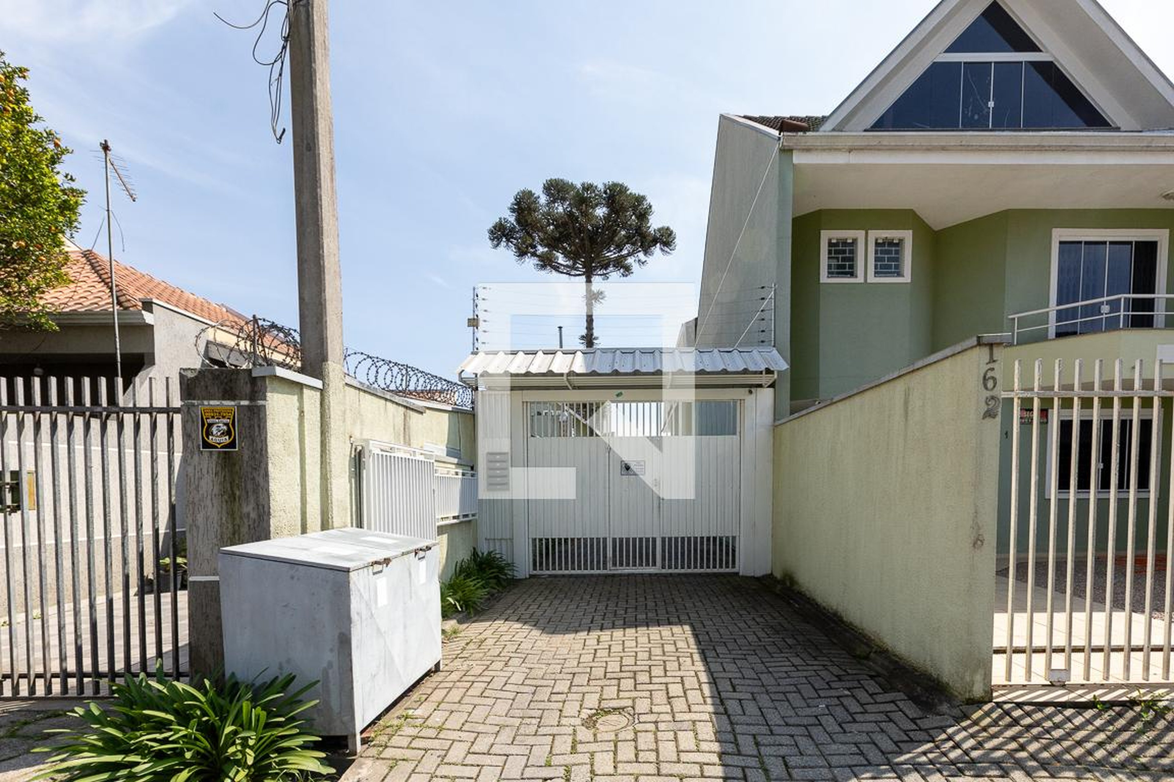 Fachada Condomínio em Rua Presidente Wilson, 162