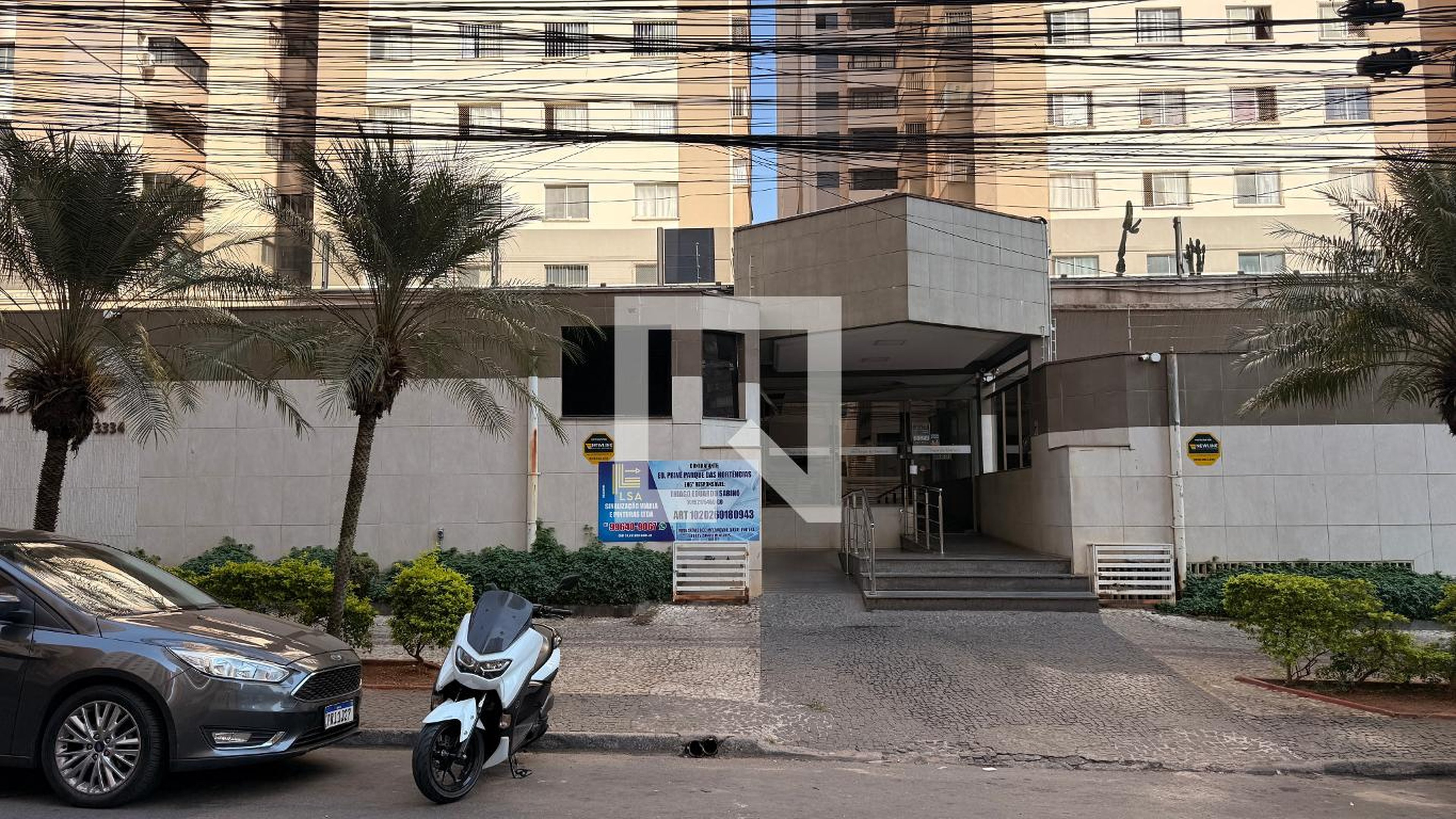 Fachada do Prédio Edifício Privê Parque das Hortênsias