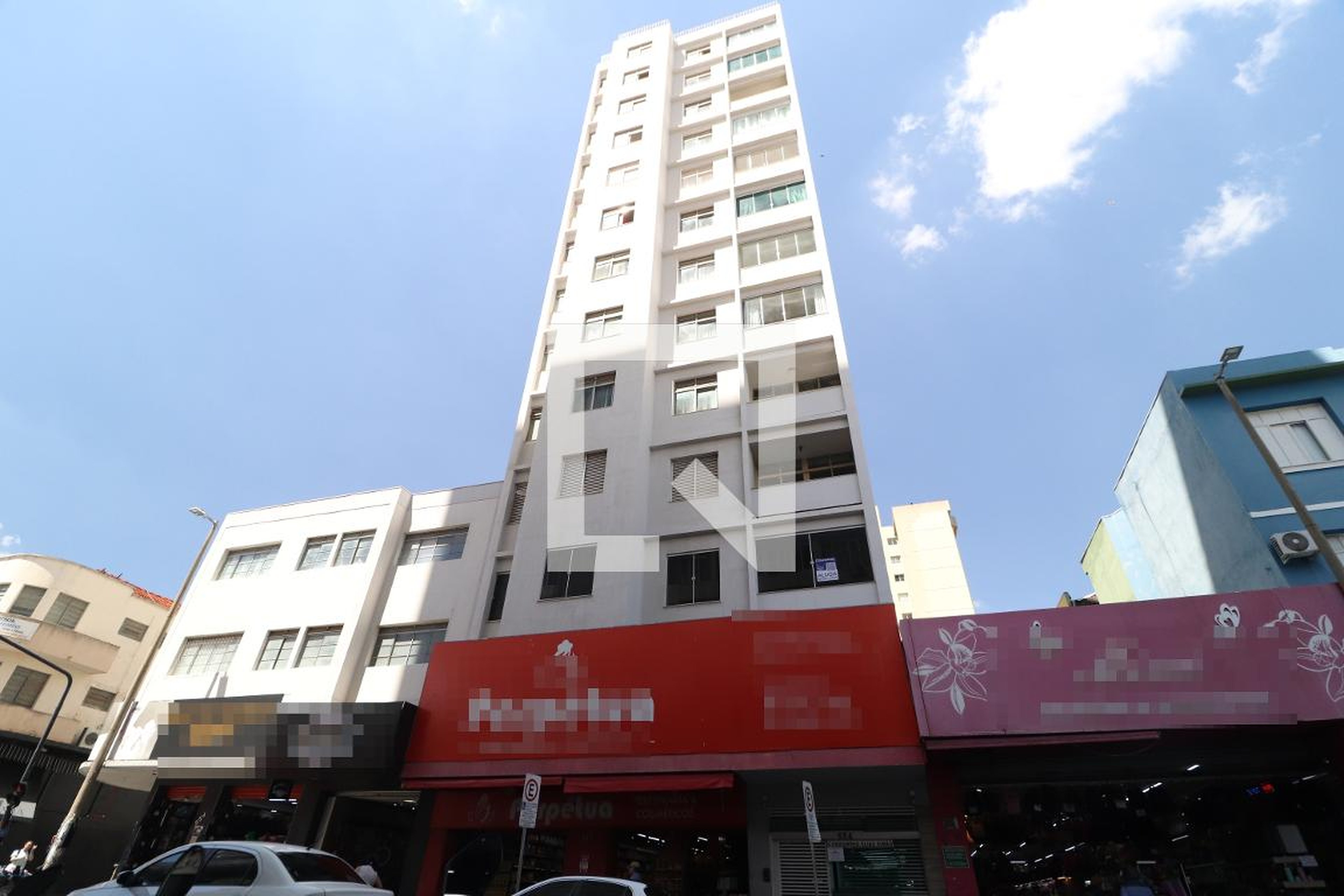 Fachada Condomínio em Avenida Afonso Pena, 543