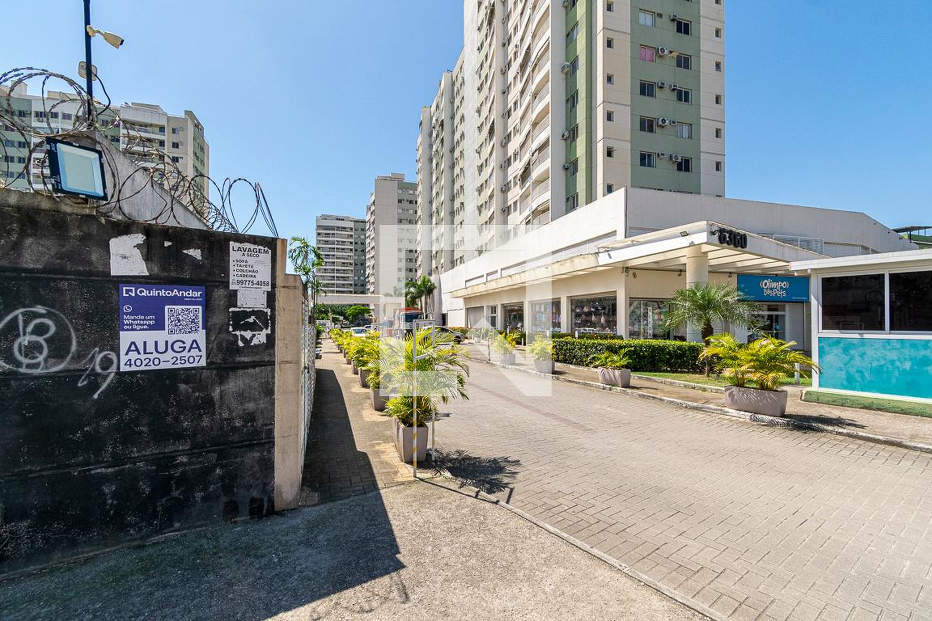 Fachada do Condomínio Residencial Vila das Fontes