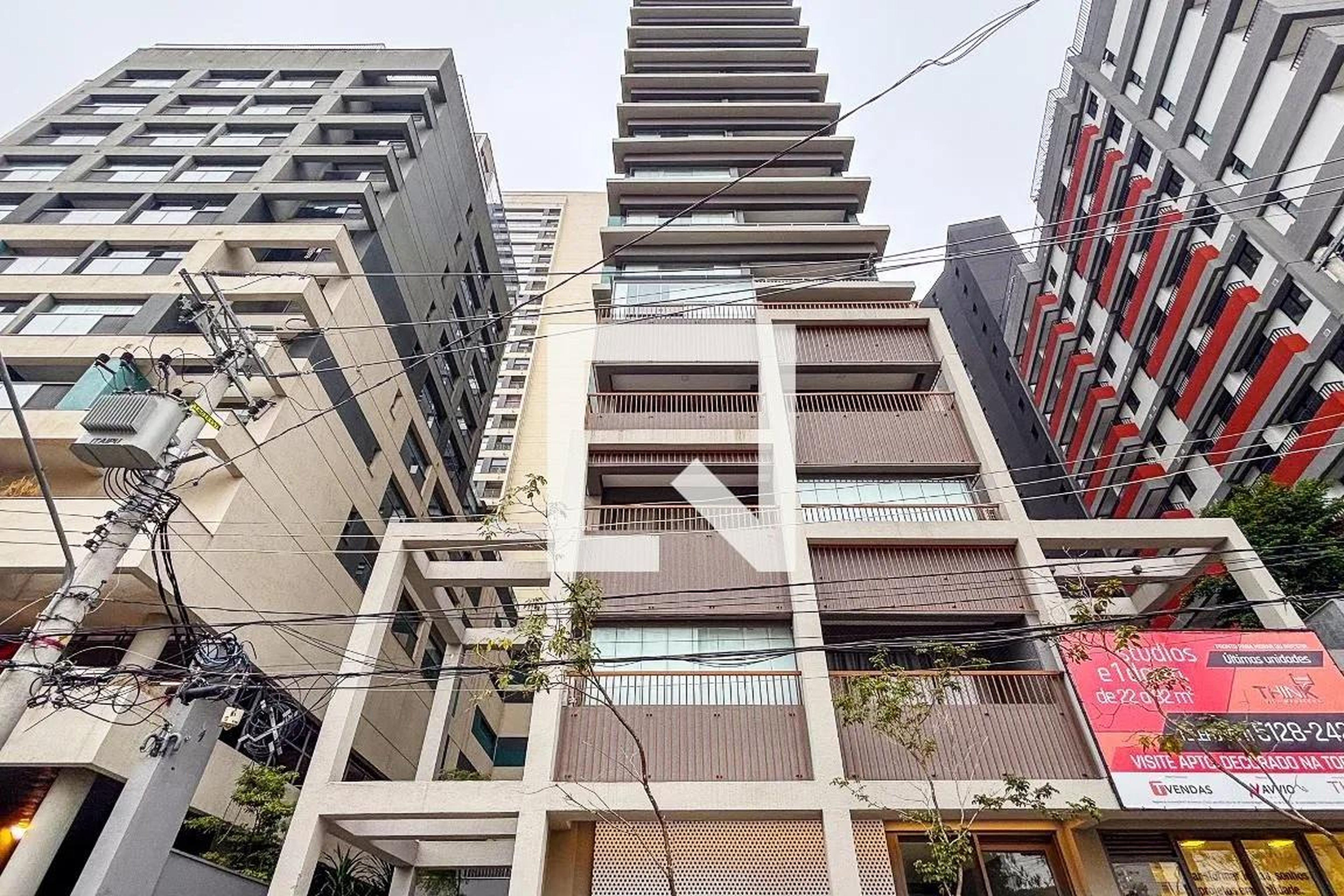 Fachada Condomínio Think Home Vila Madalena