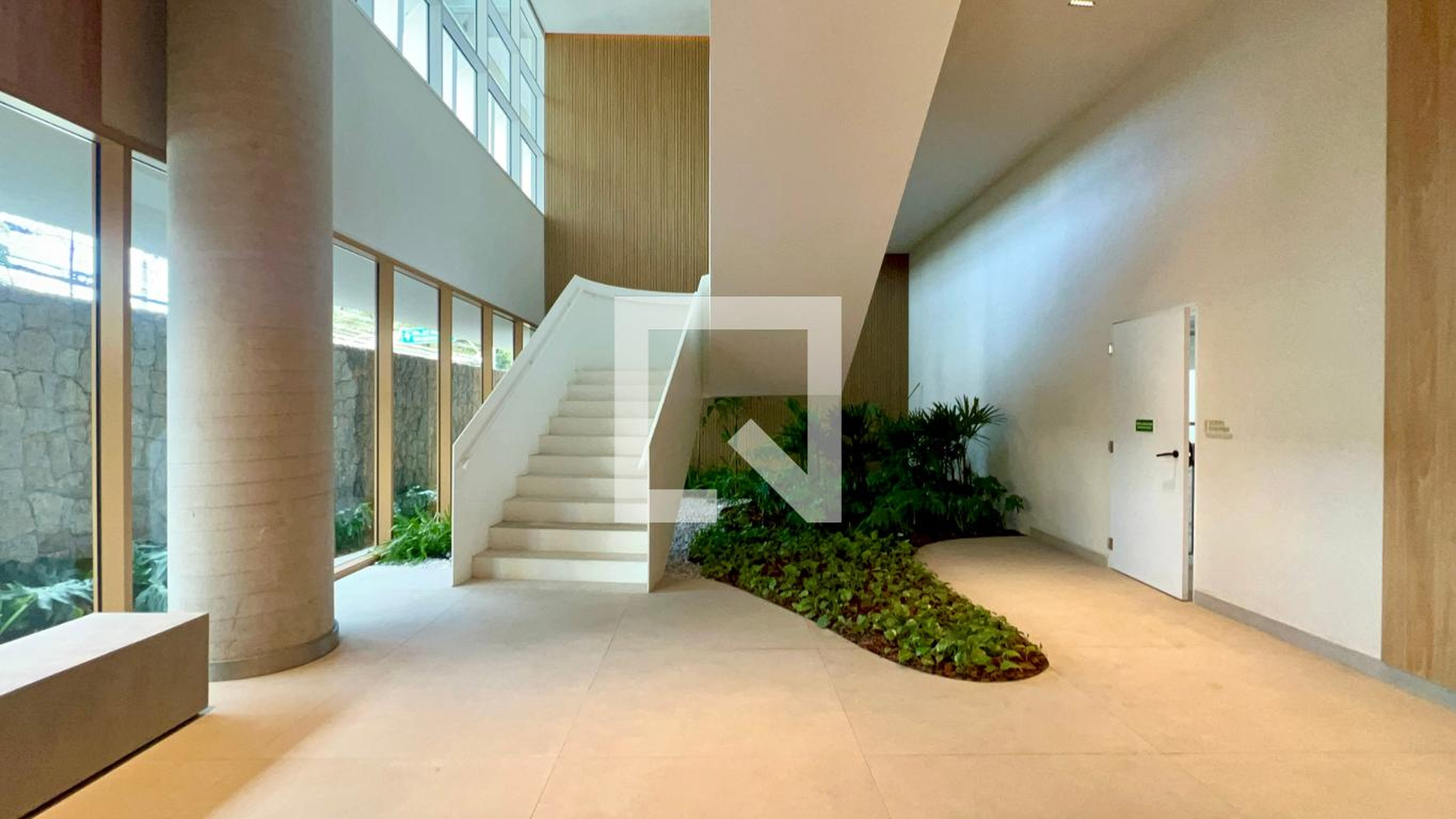 Hall de entrada Condomínio Biotique Ibirapuera