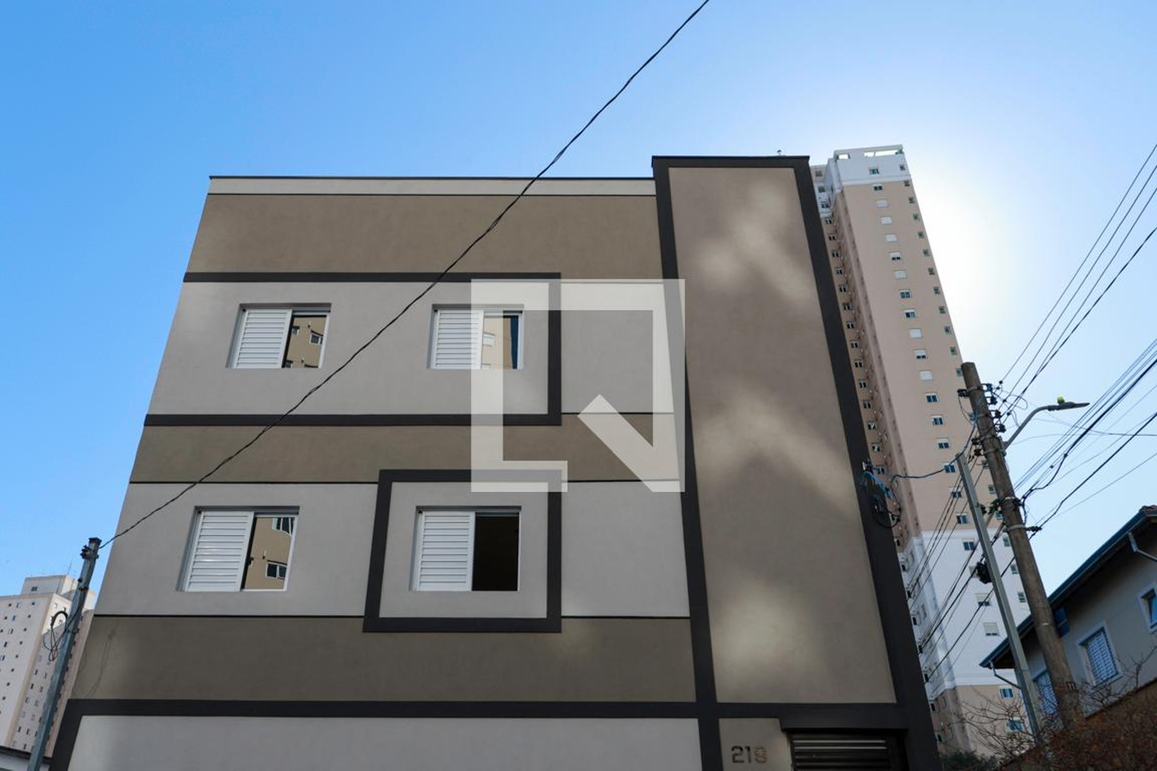 Fachada do prédio Residencial Silvio Rodini