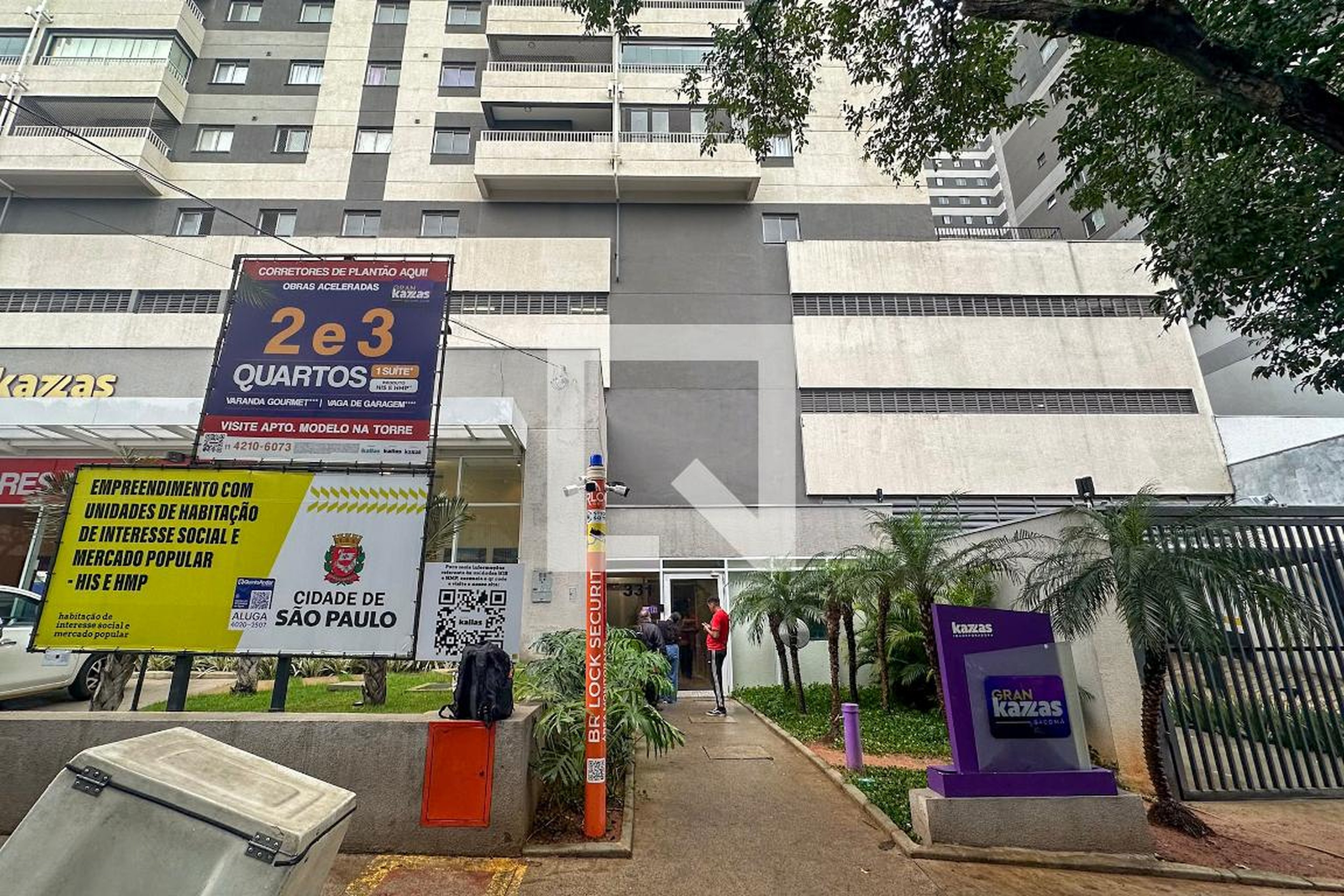 Fachada Condomínio Gran Kazzas Sacomã