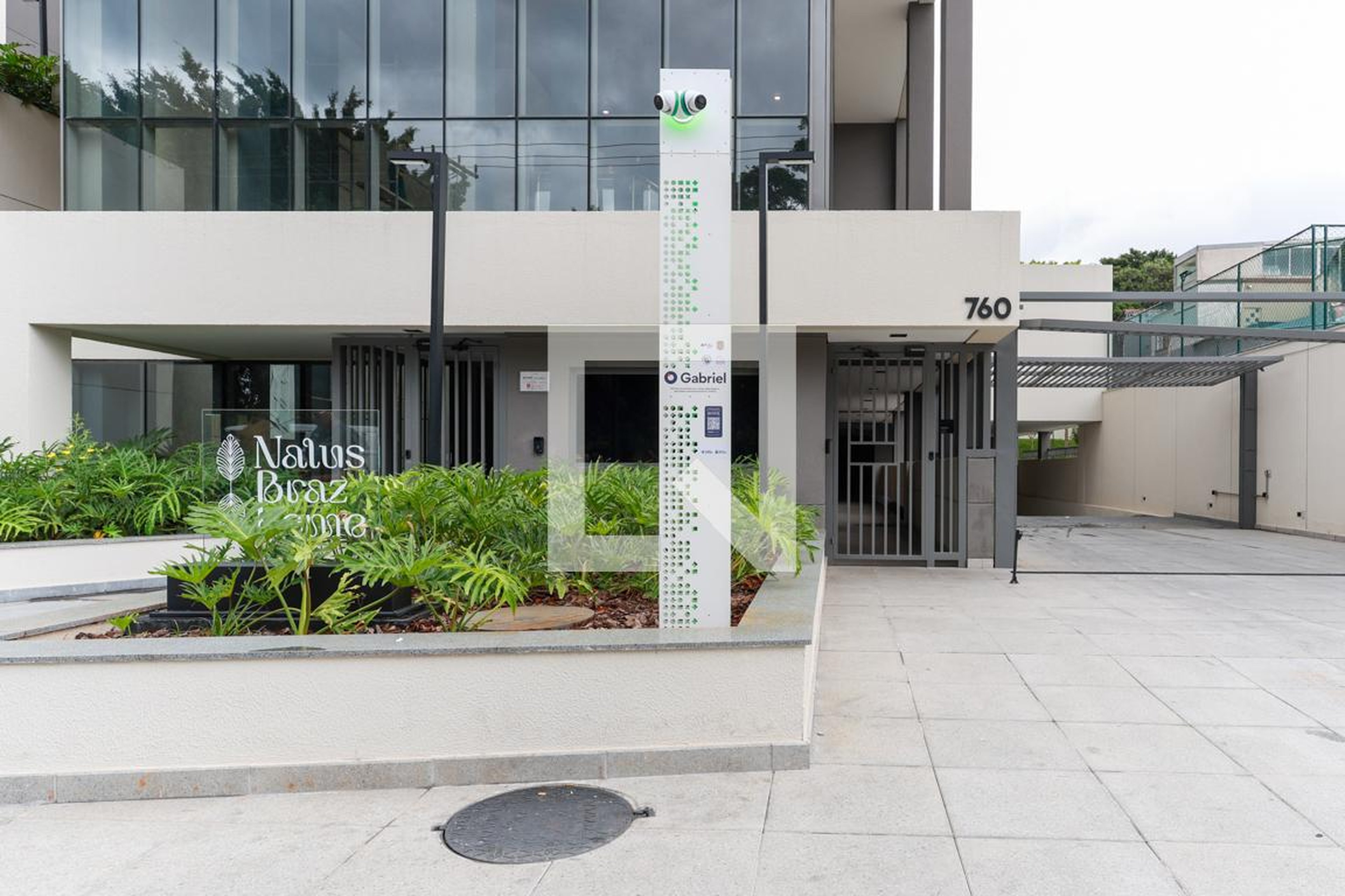 Fachada do condomínio Condomínio Natus Braz Leme