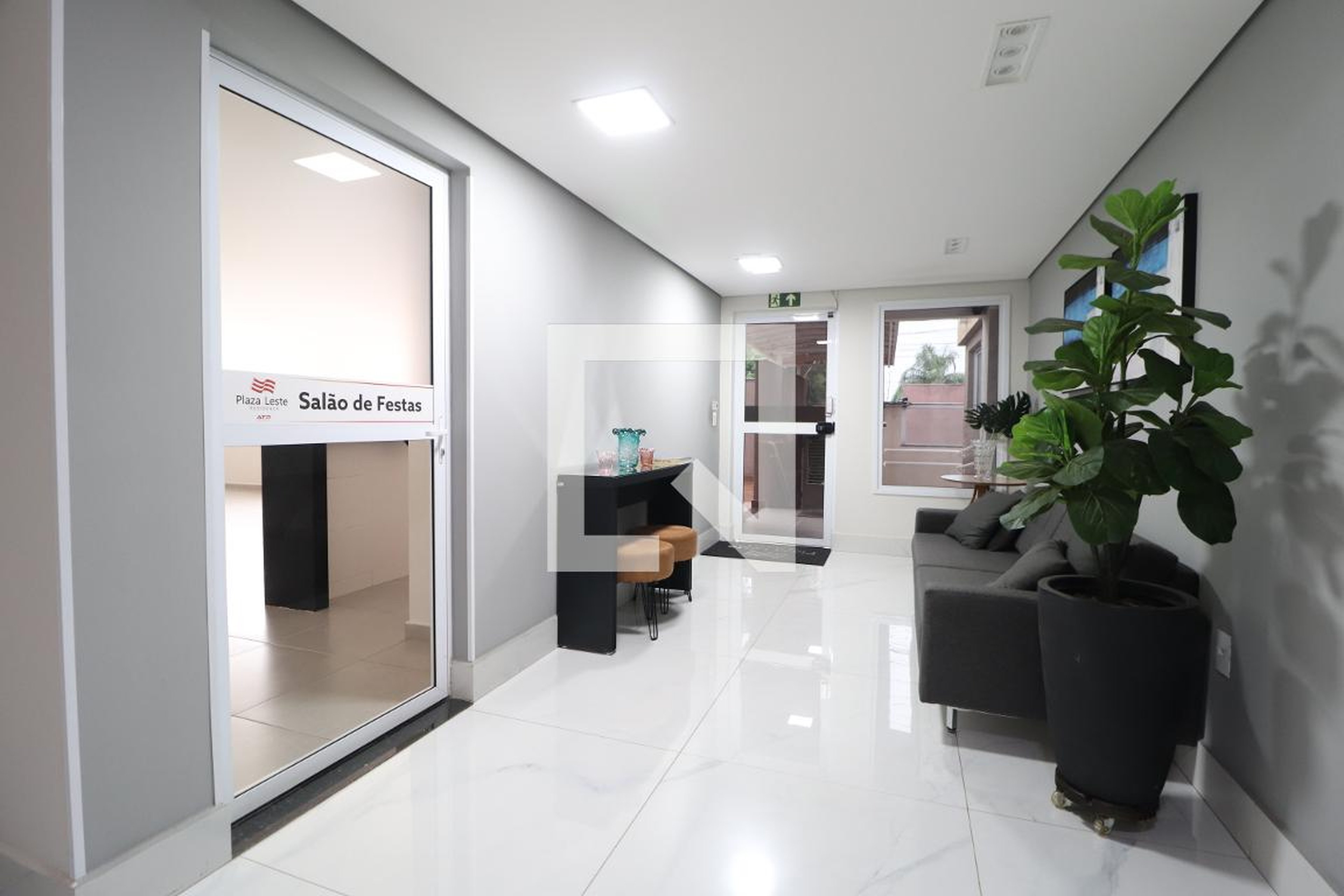 Hall social - Residencial Plaza Leste
