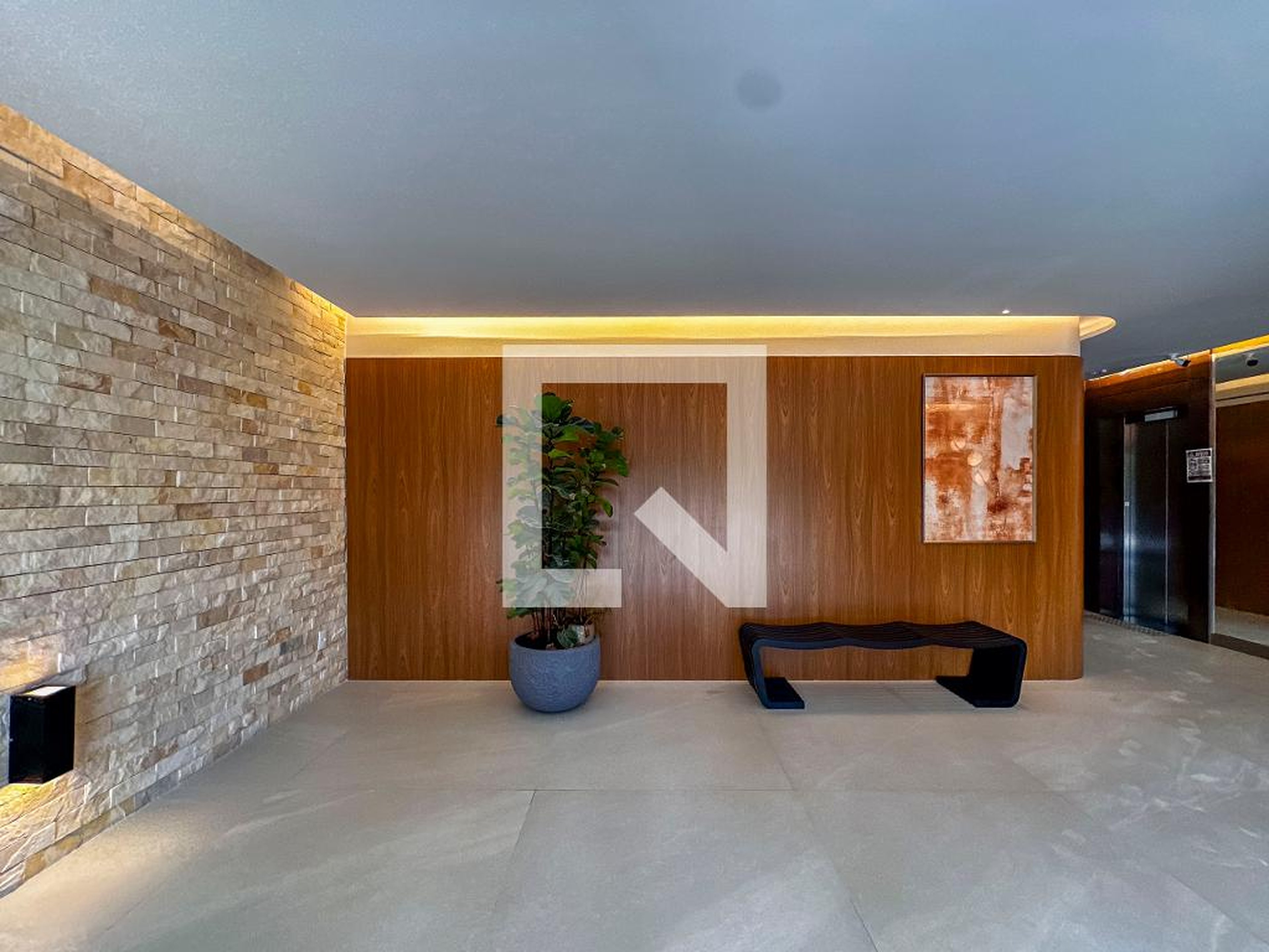 Hall de entrada - Residencial Figueiras By Motiro
