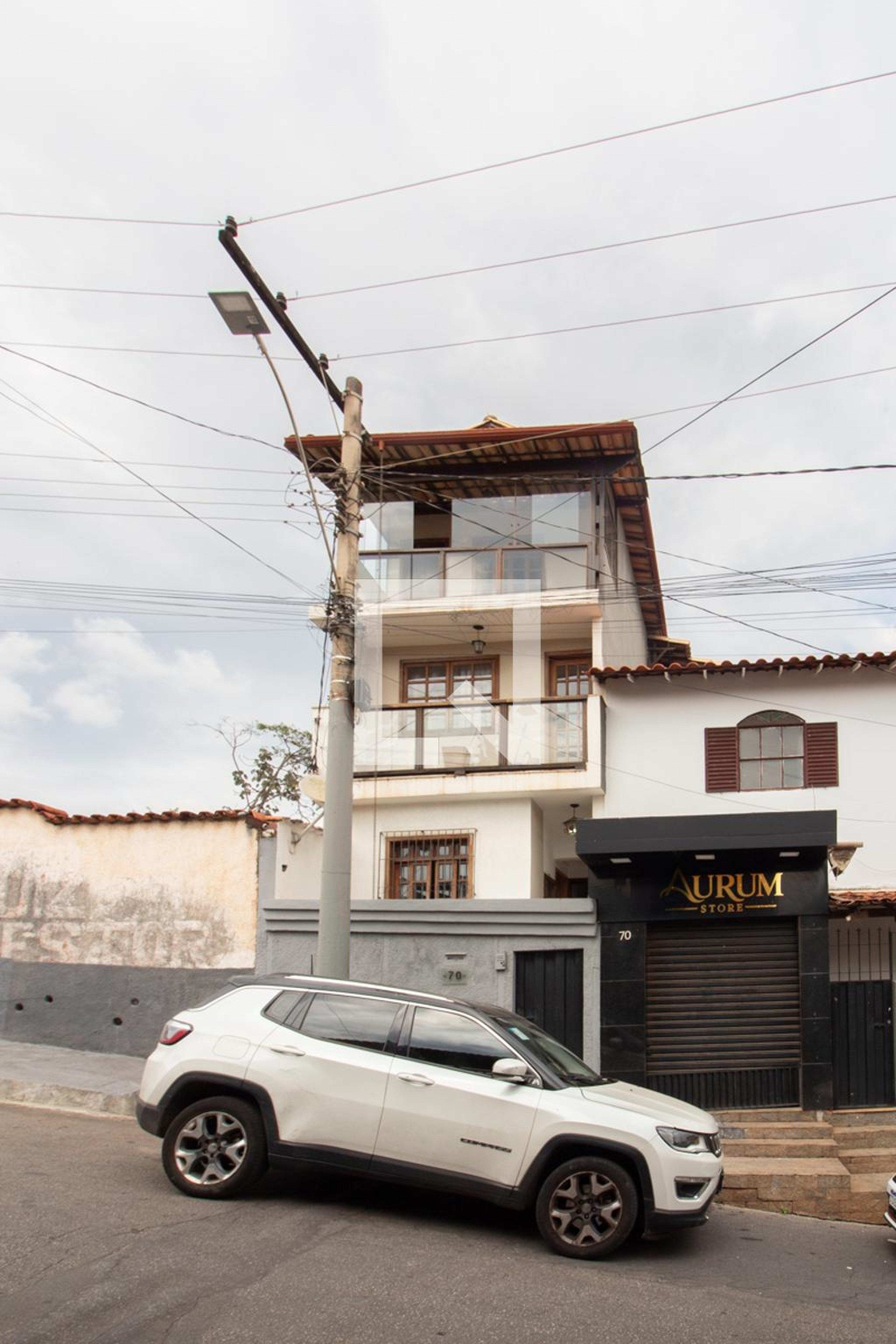 Fachada Condomínio em Rua Campanha, 70