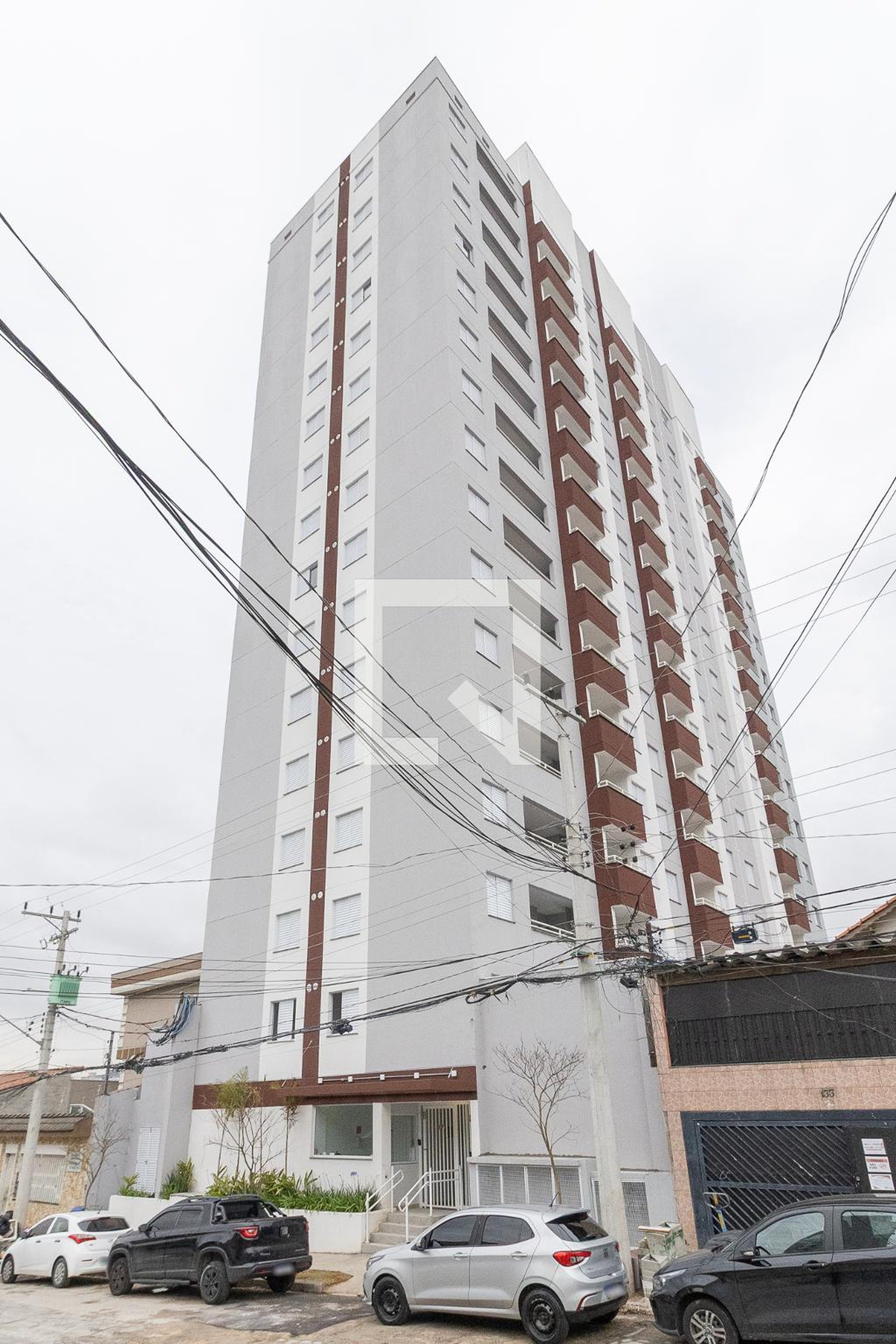 Fachada Condomínio em Rua Mangal, 123