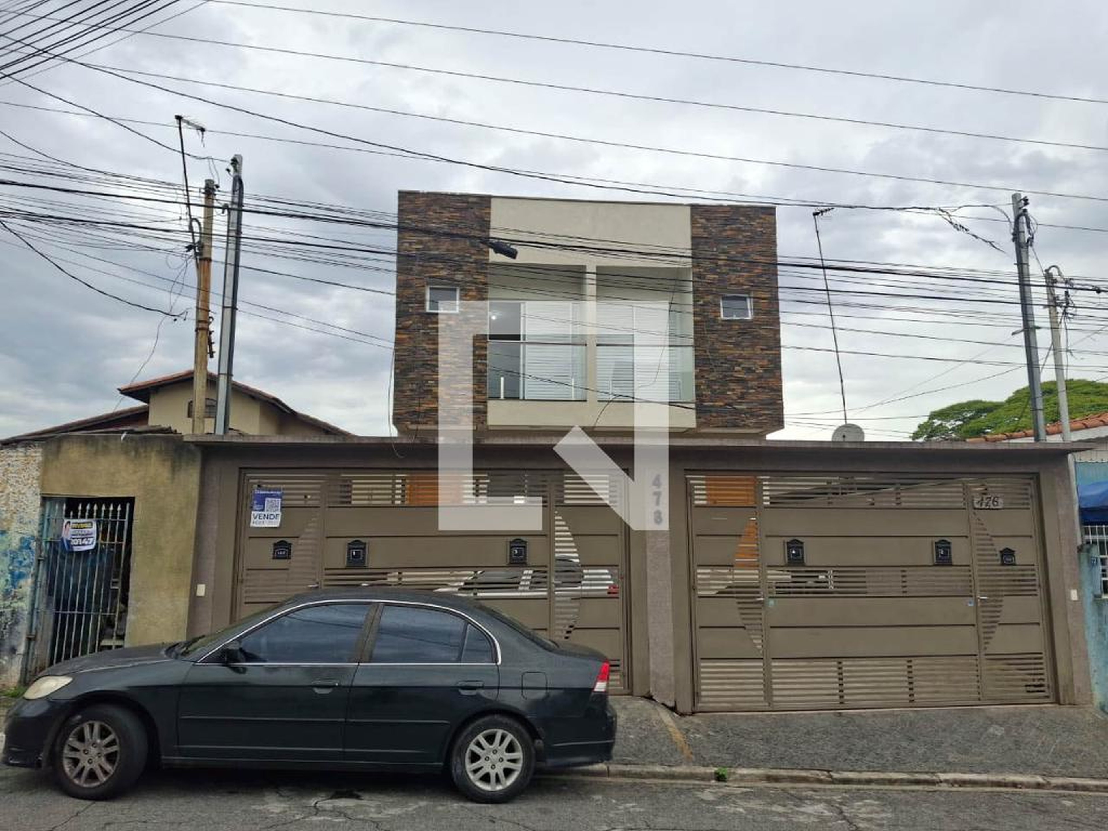 Fachada Condomínio em Rua Santa Maria, 478