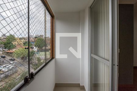 Varanda da Sala de apartamento à venda com 3 quartos, 80m² em Alto Caiçaras, Belo Horizonte