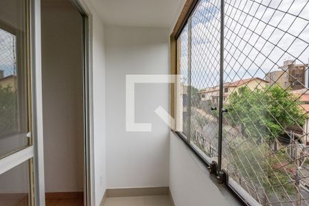 Varanda da Sala de apartamento à venda com 3 quartos, 80m² em Alto Caiçaras, Belo Horizonte
