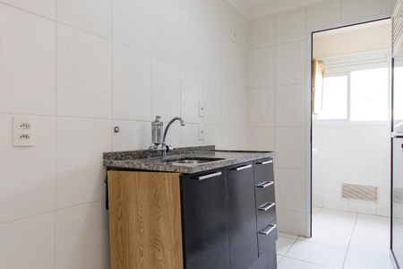 Cozinha  de apartamento à venda com 2 quartos, 55m² em Parque União, Jundiaí