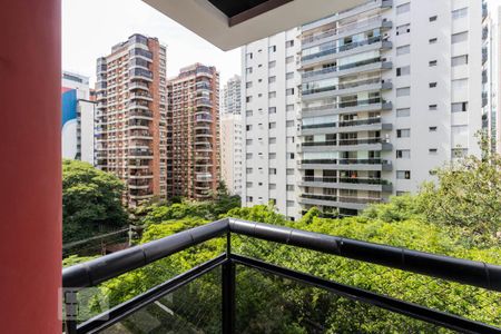 Varanda de apartamento para alugar com 1 quarto, 38m² em Vila Nova Conceição, São Paulo