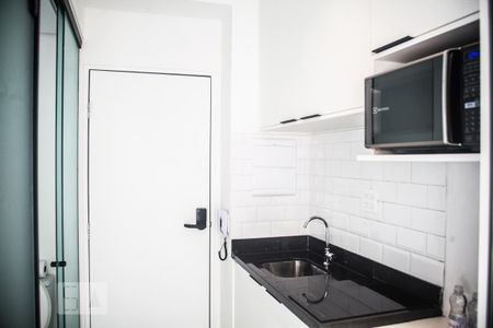 Cozinha de kitnet/studio à venda com 1 quarto, 10m² em Vila Buarque, São Paulo