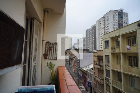 Varanda da Sala de apartamento à venda com 4 quartos, 147m² em Floresta, Porto Alegre