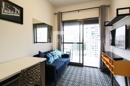 Sala de apartamento para alugar com 1 quarto, 26m² em Vila Nova Conceição, São Paulo