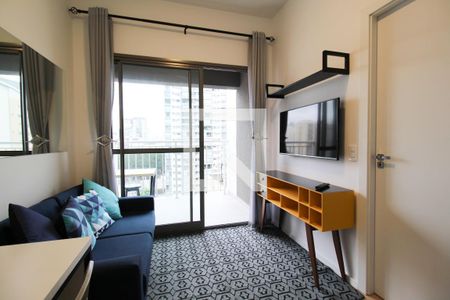 Sala de apartamento para alugar com 1 quarto, 26m² em Vila Nova Conceição, São Paulo